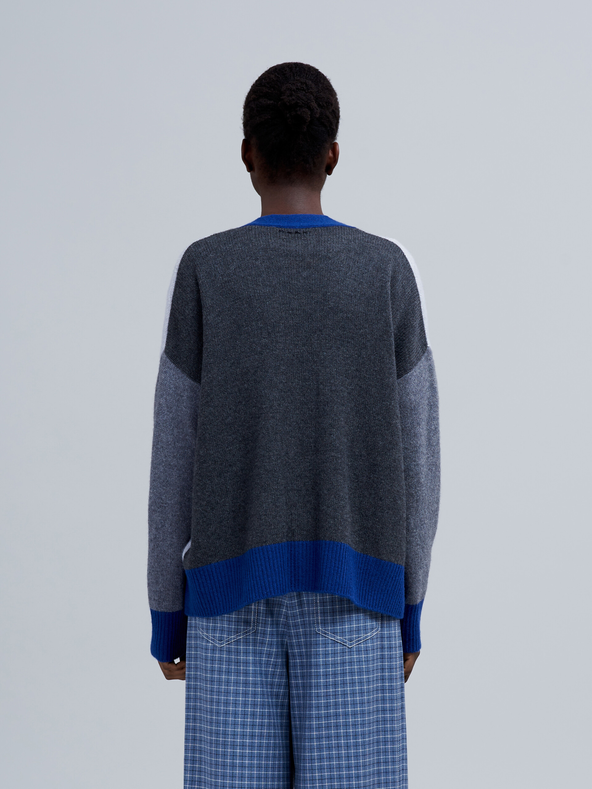 Iconic cashmere colourblock cardigan - Pullovers - Image 3