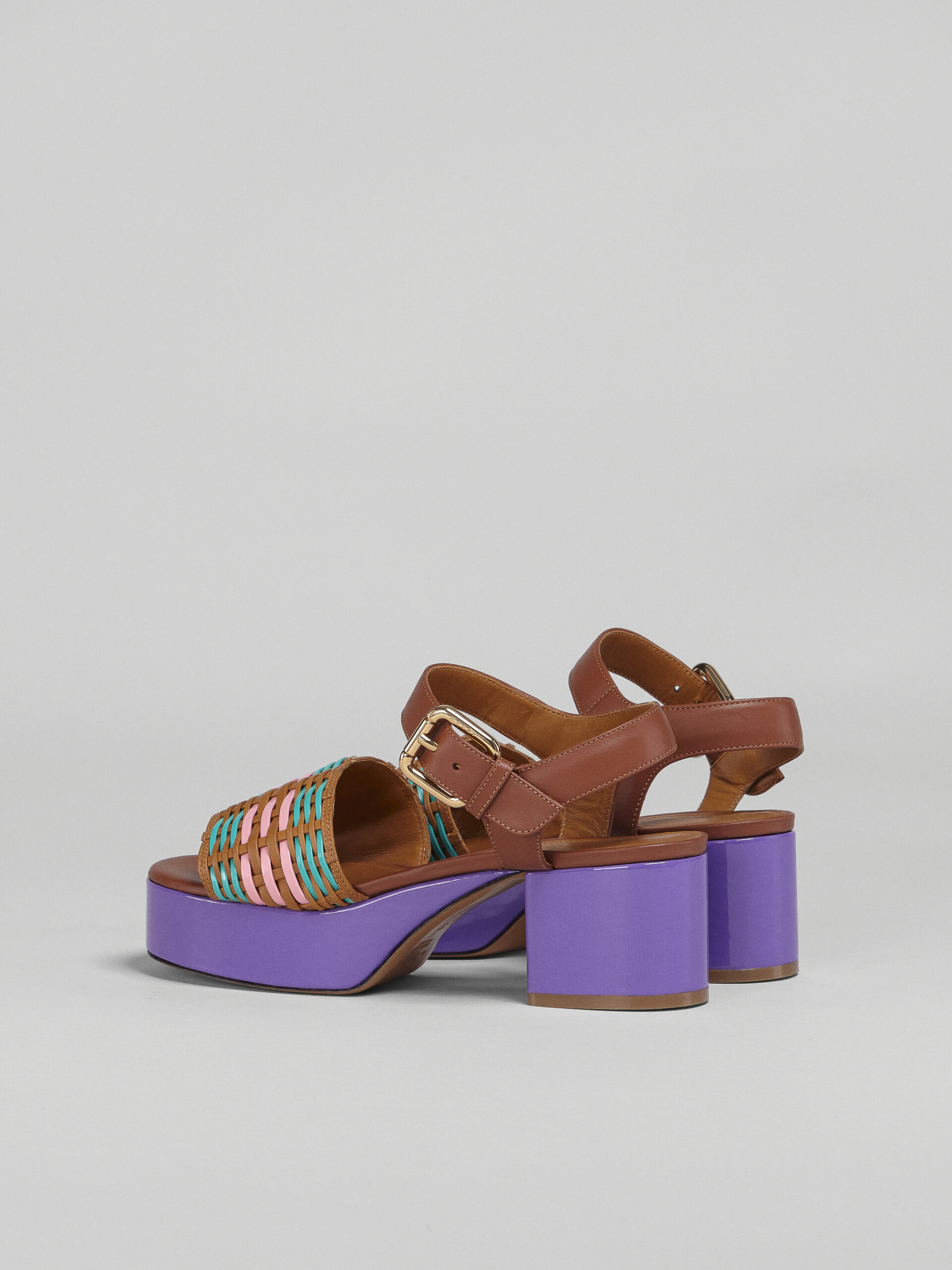 Hand woven vegetable-tanned leather sandal - Sandals - Image 3