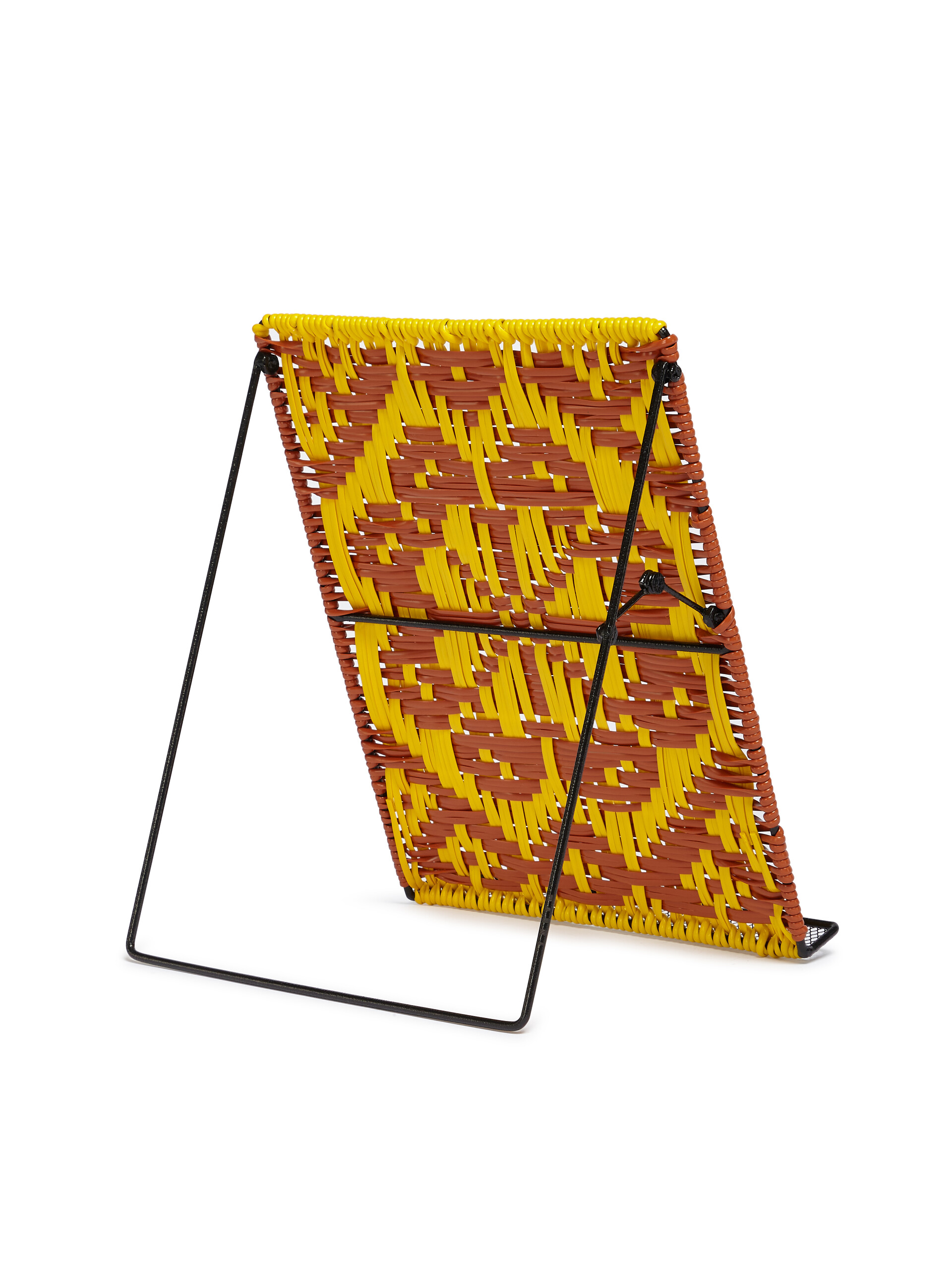MARNI MARKET yellow and red woven iPad stand - Furniture - Image 4
