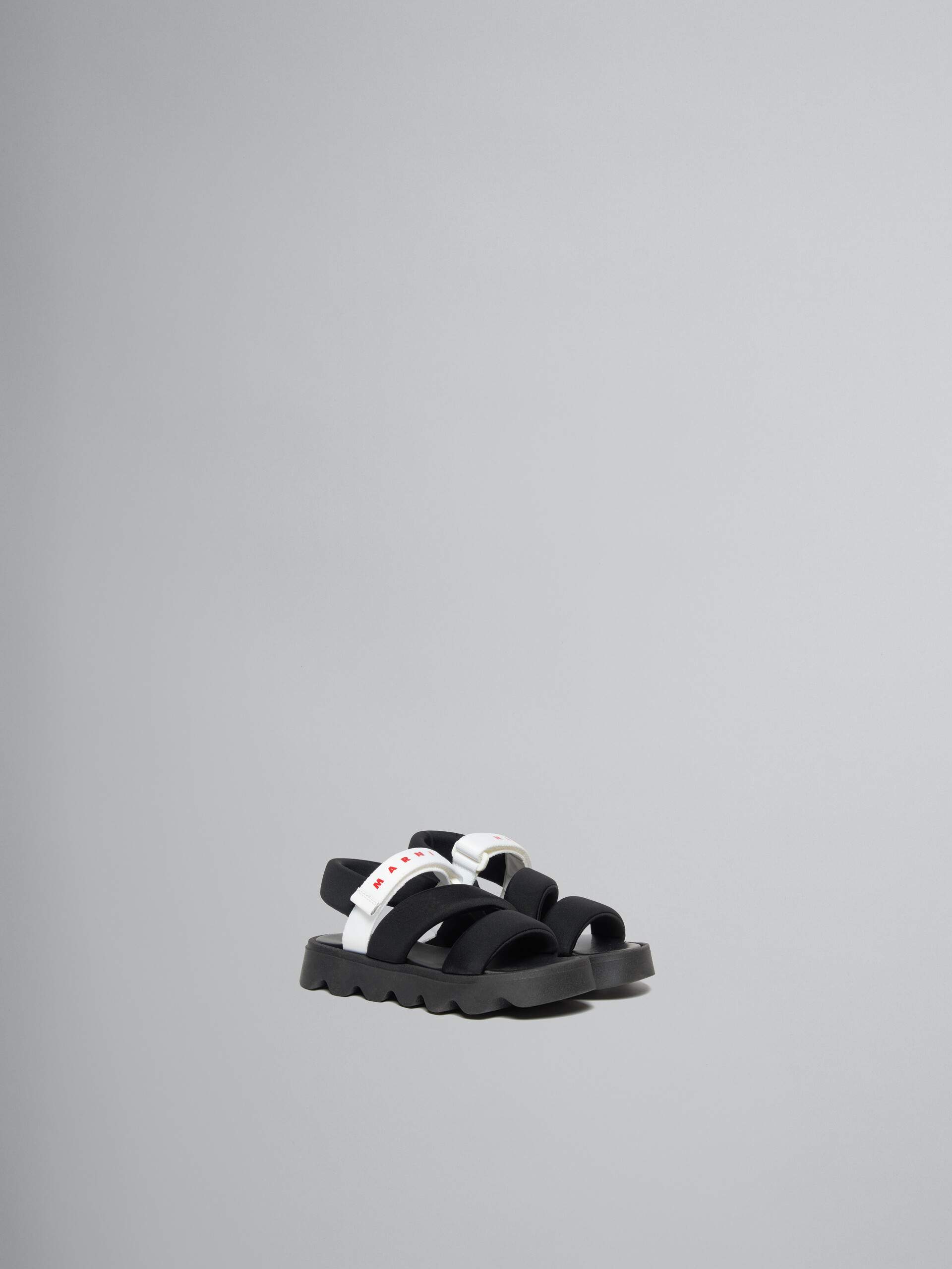 Black Padded Sandal - kids - Image 2