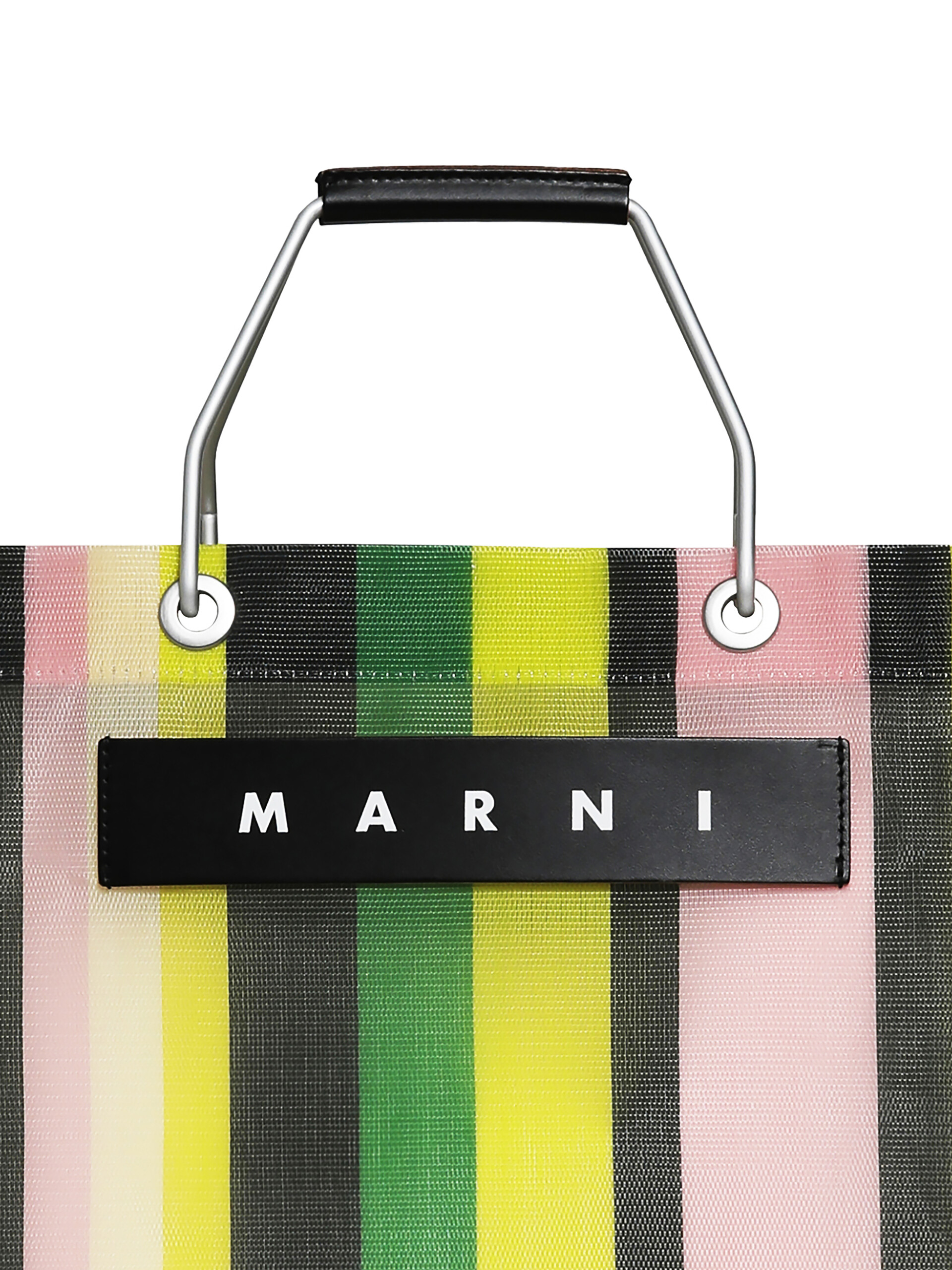 イリュージョンブルー MARNI MARKET STRIPE BAG - 쇼핑백 - Image 4