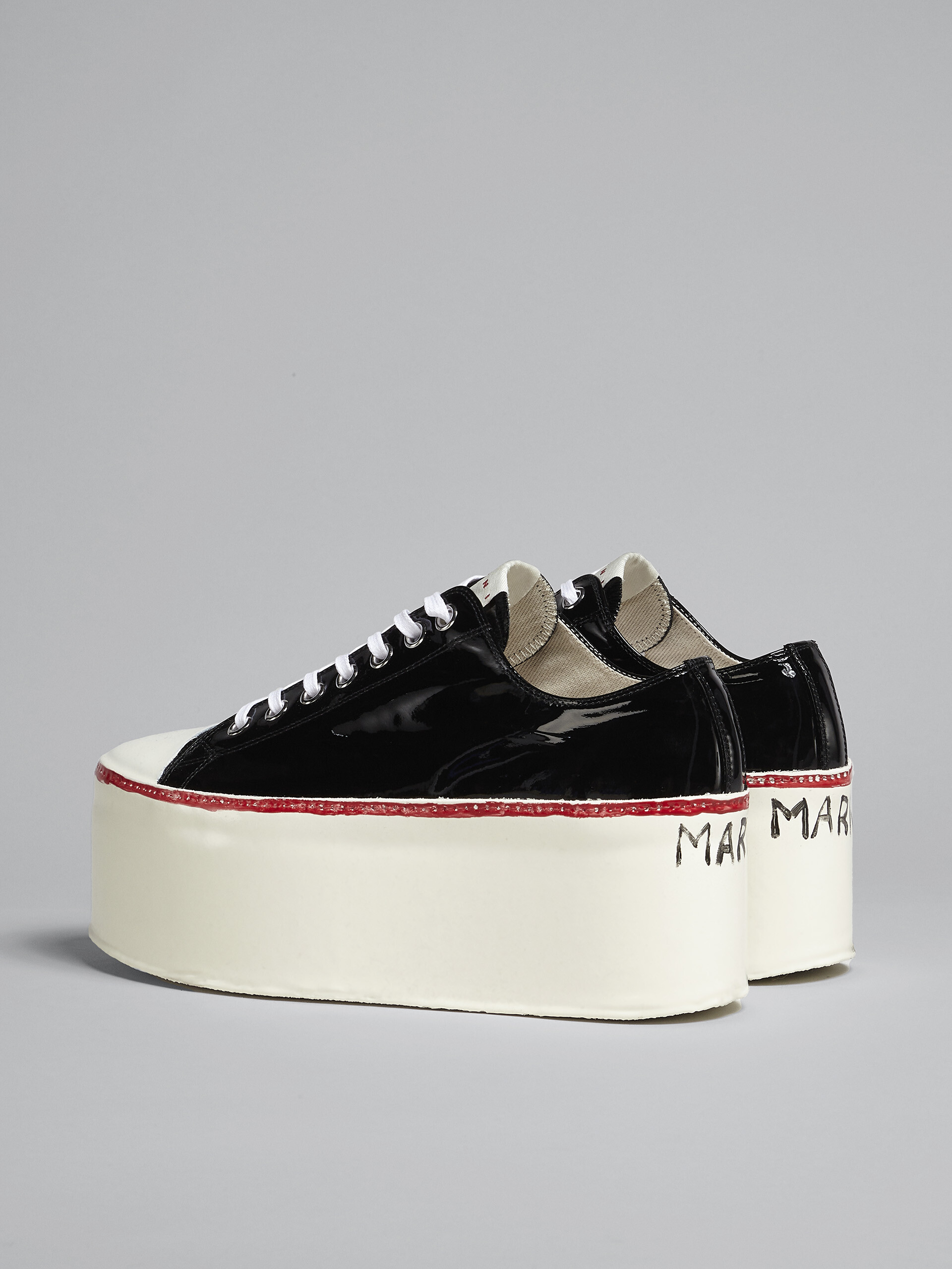 Patent leather platform sneaker - Sneakers - Image 3