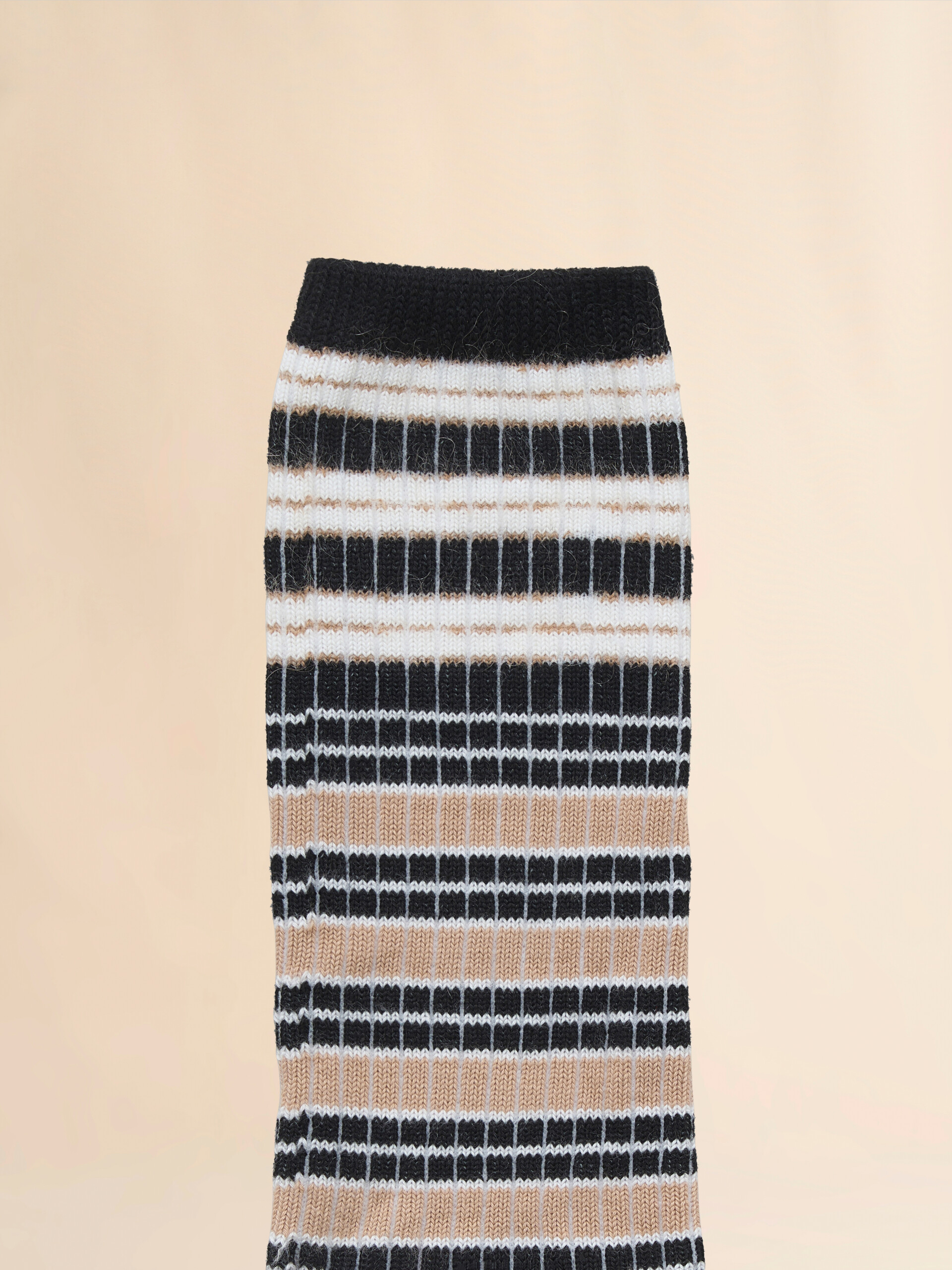 Light blue striped cotton socks - Socks - Image 3