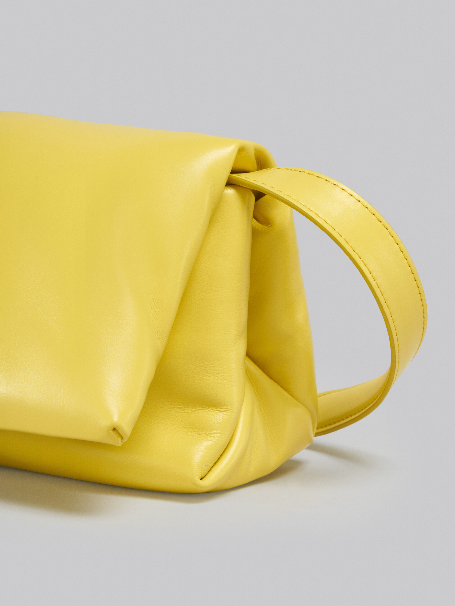 Small yellow calfskin Prisma bag - Shoulder Bag - Image 5