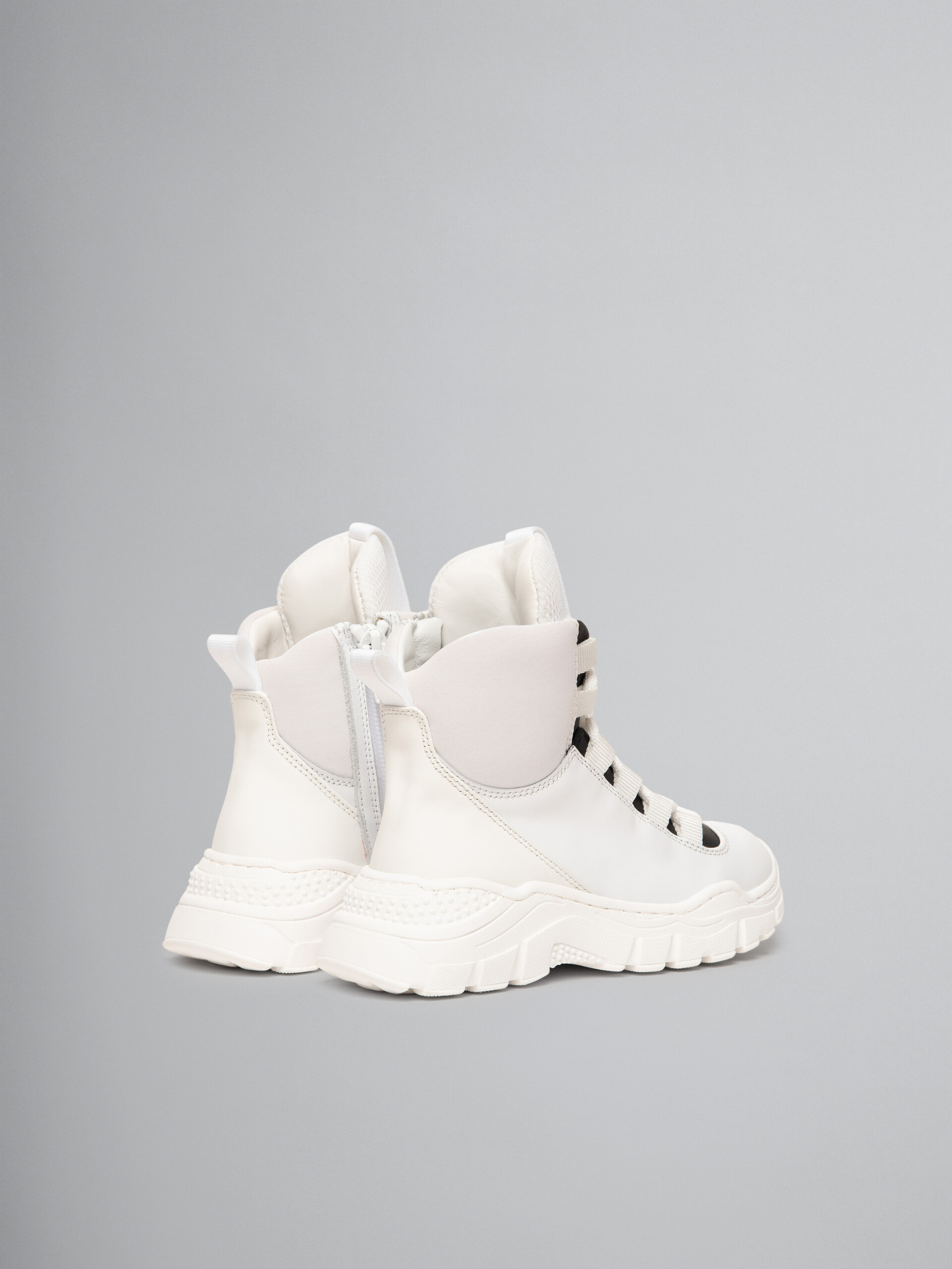 White leather zip ankle boot - Other accessories - Image 3