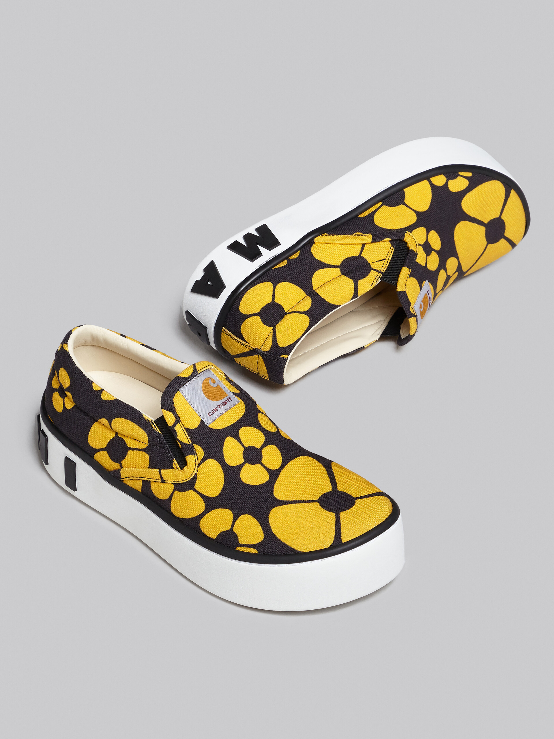 MARNI x CARHARTT WIP - yellow slip-on sneakers - Sneakers - Image 5