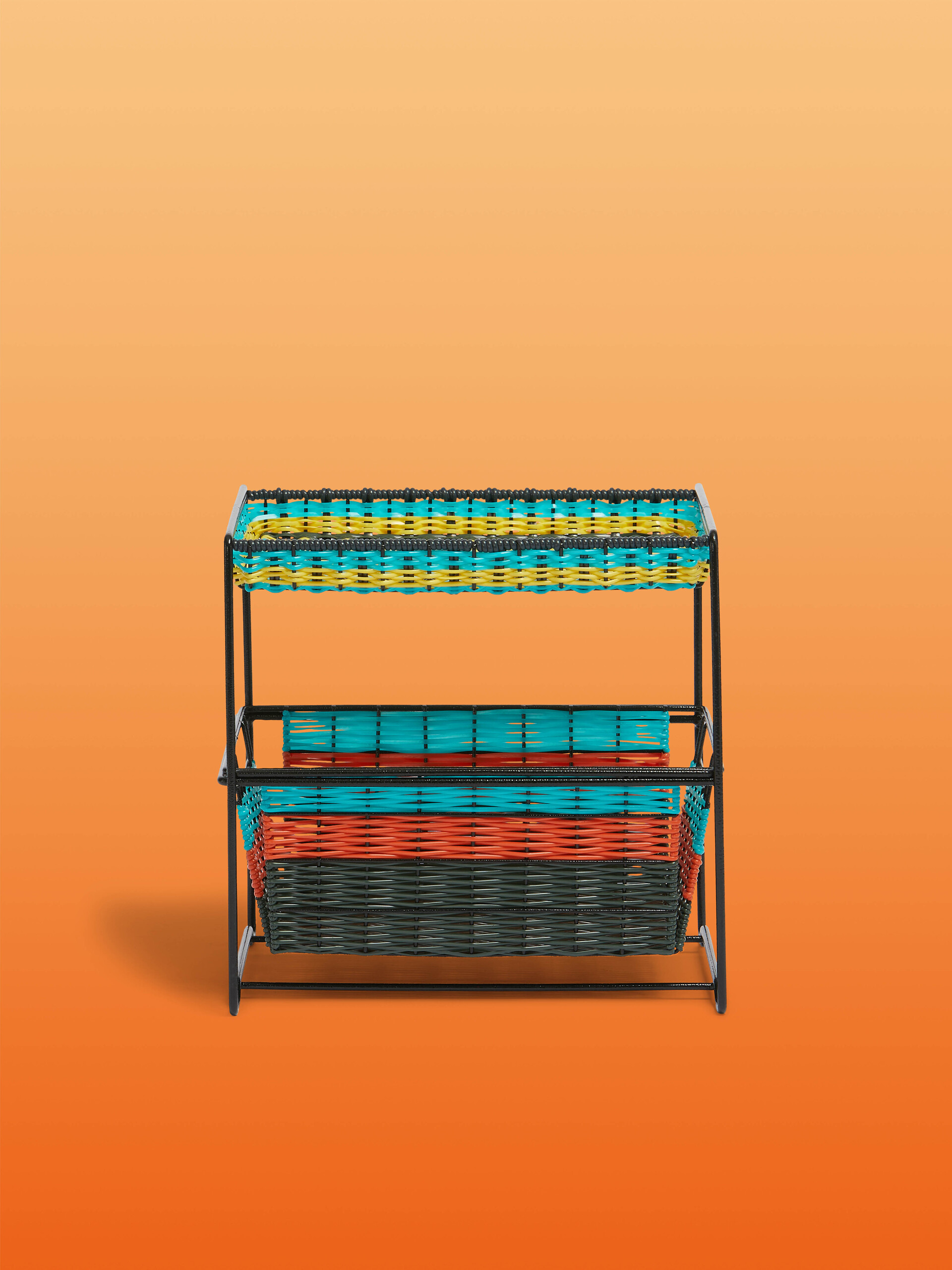 Light blue Marni Market 2-tier basket unit - Furniture - Image 1
