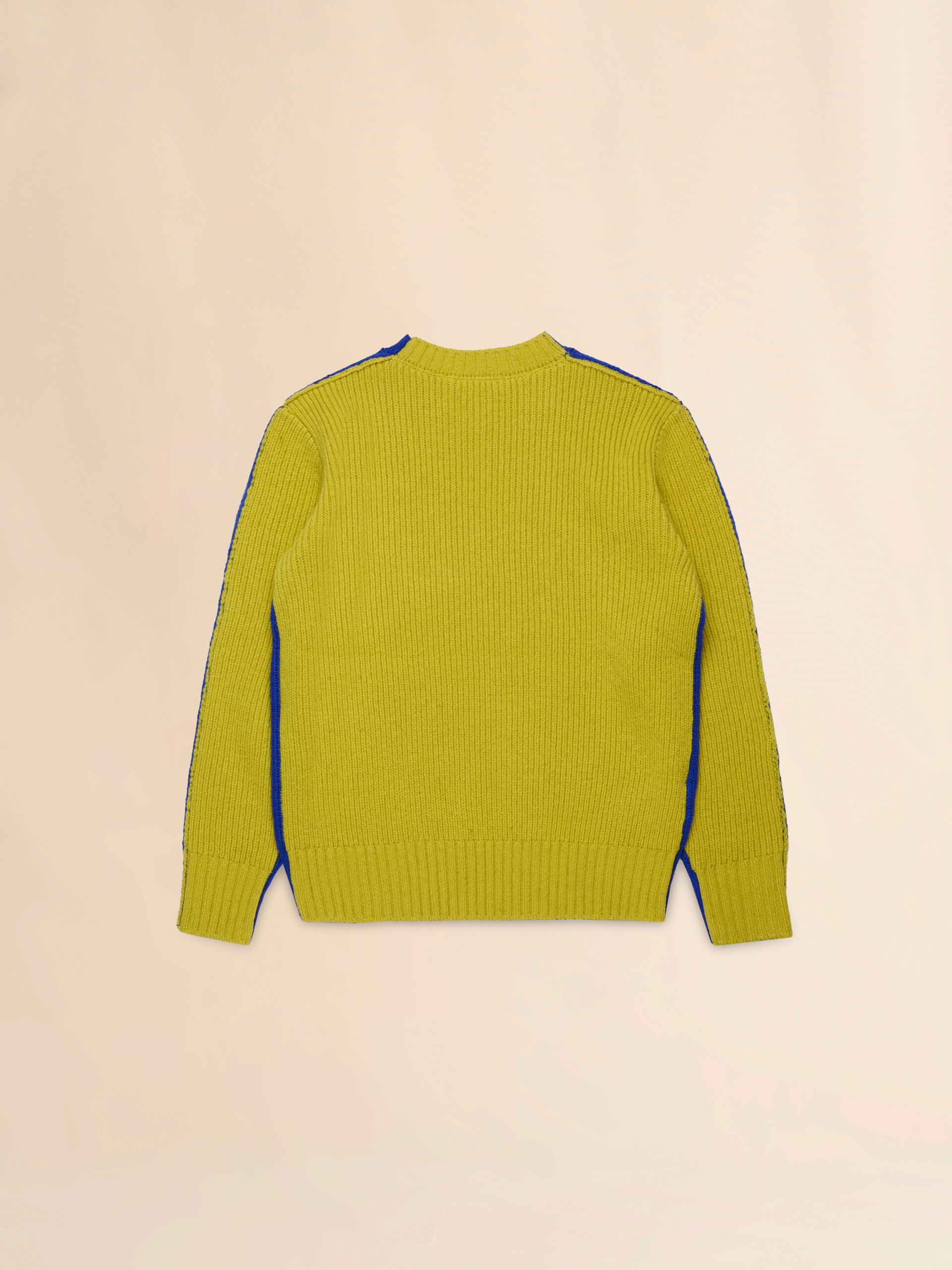 Gray half-and-half wool-nylon sweater - Knitwear - Image 2