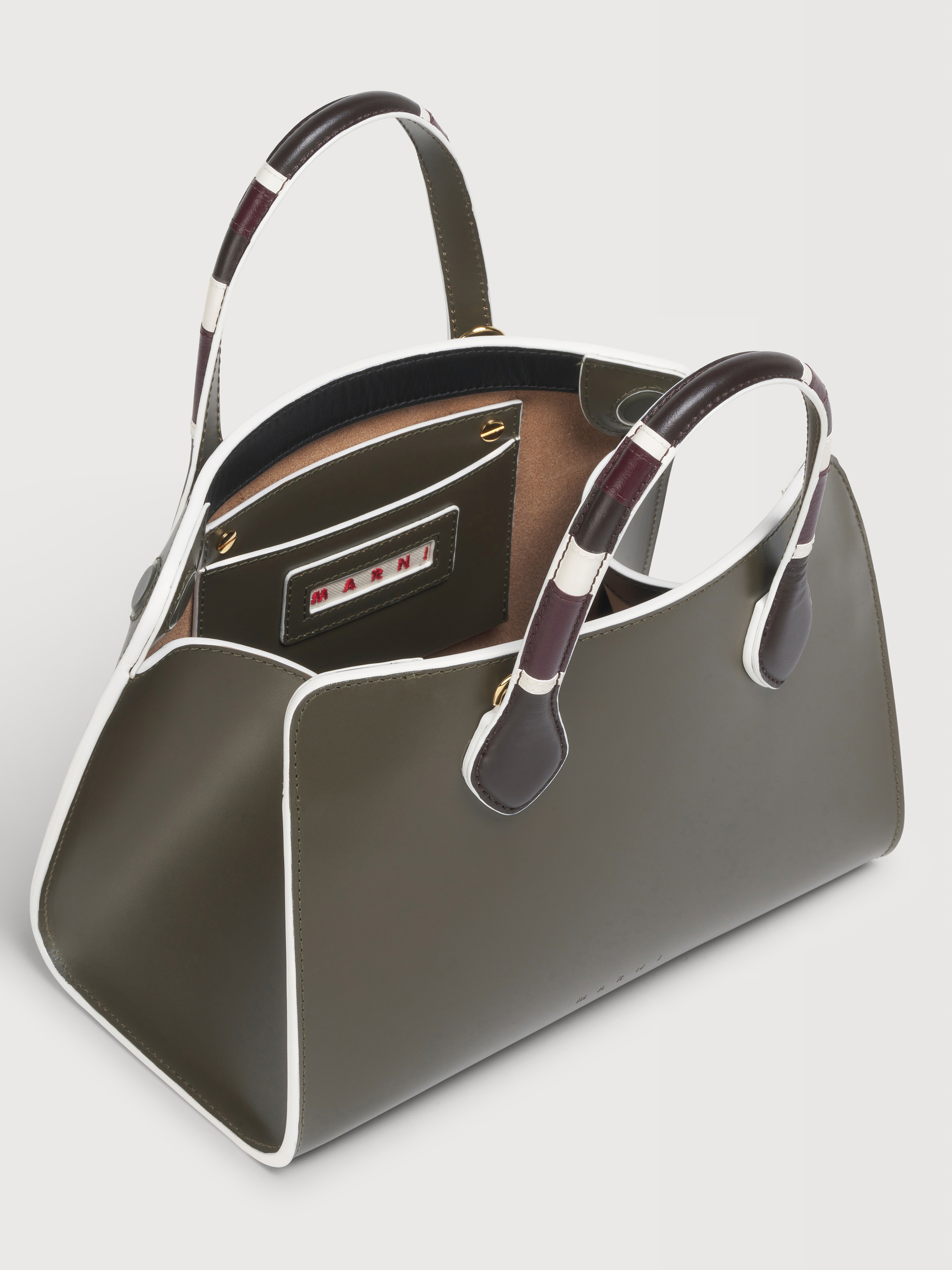 Sac Overlap petit mod&egrave;le en cuir noir - Sacs &agrave; main - Image 3
