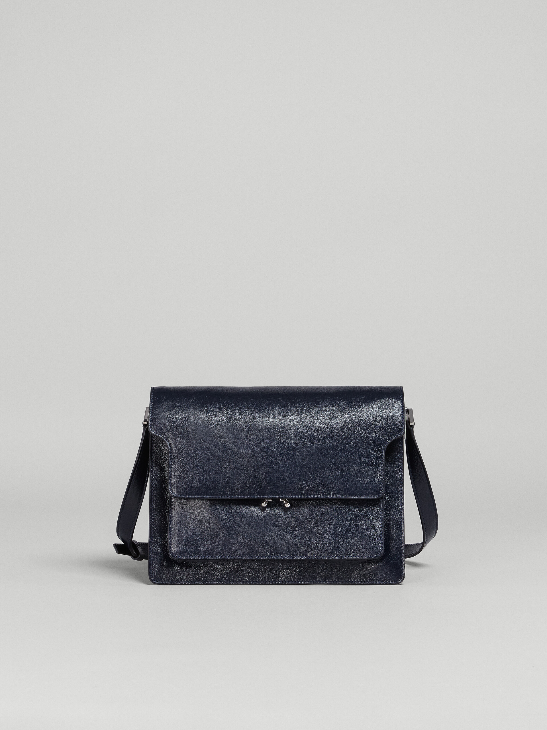 Trunk Soft Large Bag in black leather - Shoulder Bags - Image 1