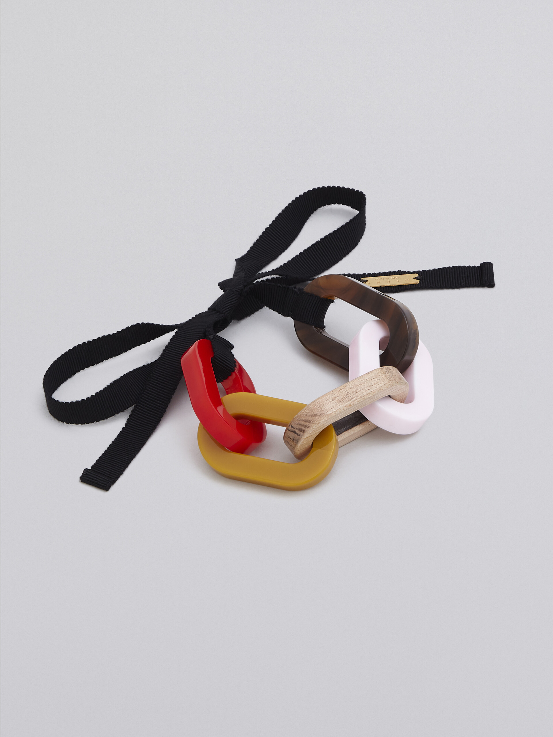 Multi-coloured resin chain REVIVAL bracelet - Bracelets - Image 1