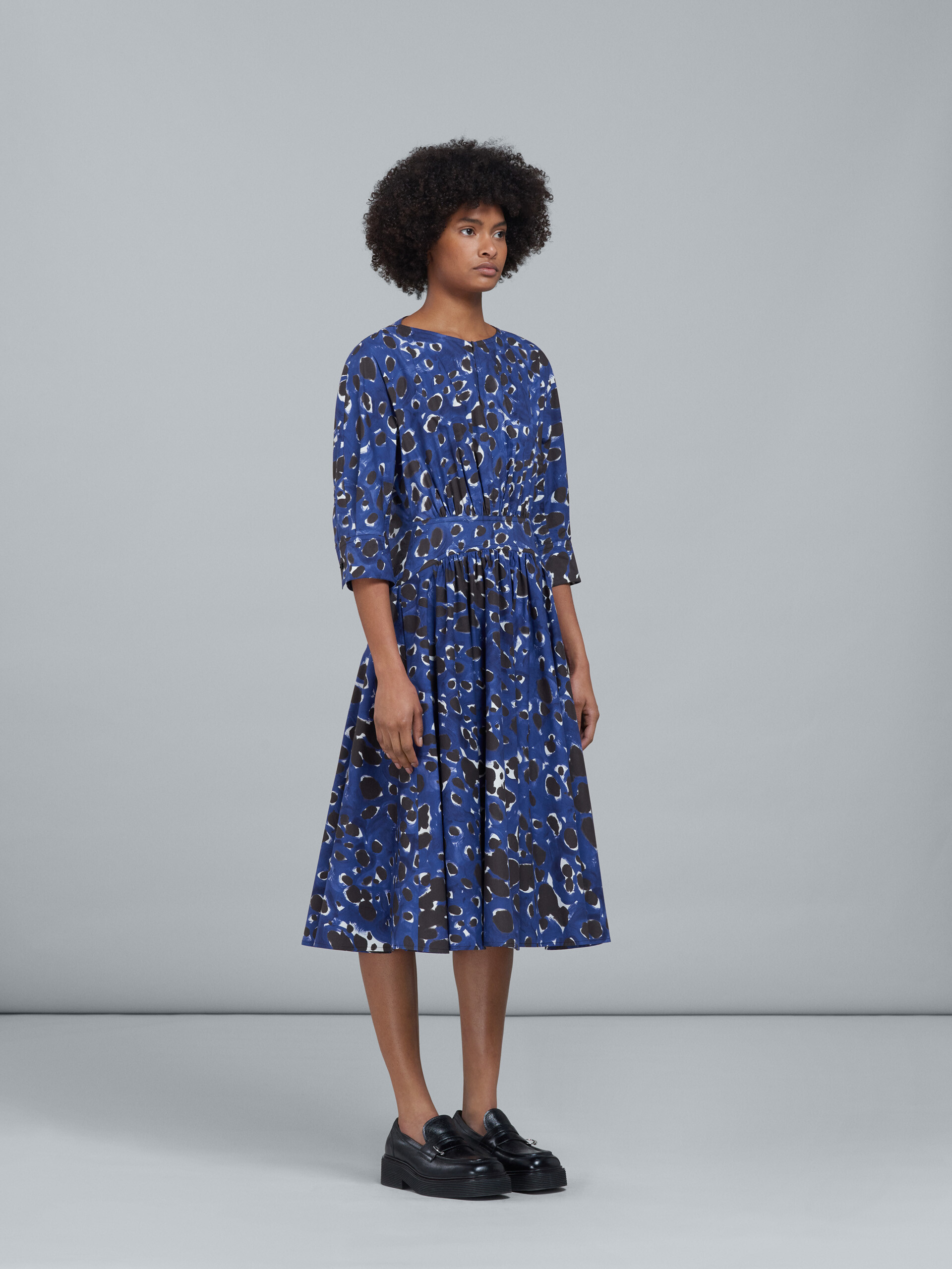 Pop Dots print poplin dress - Dresses - Image 6