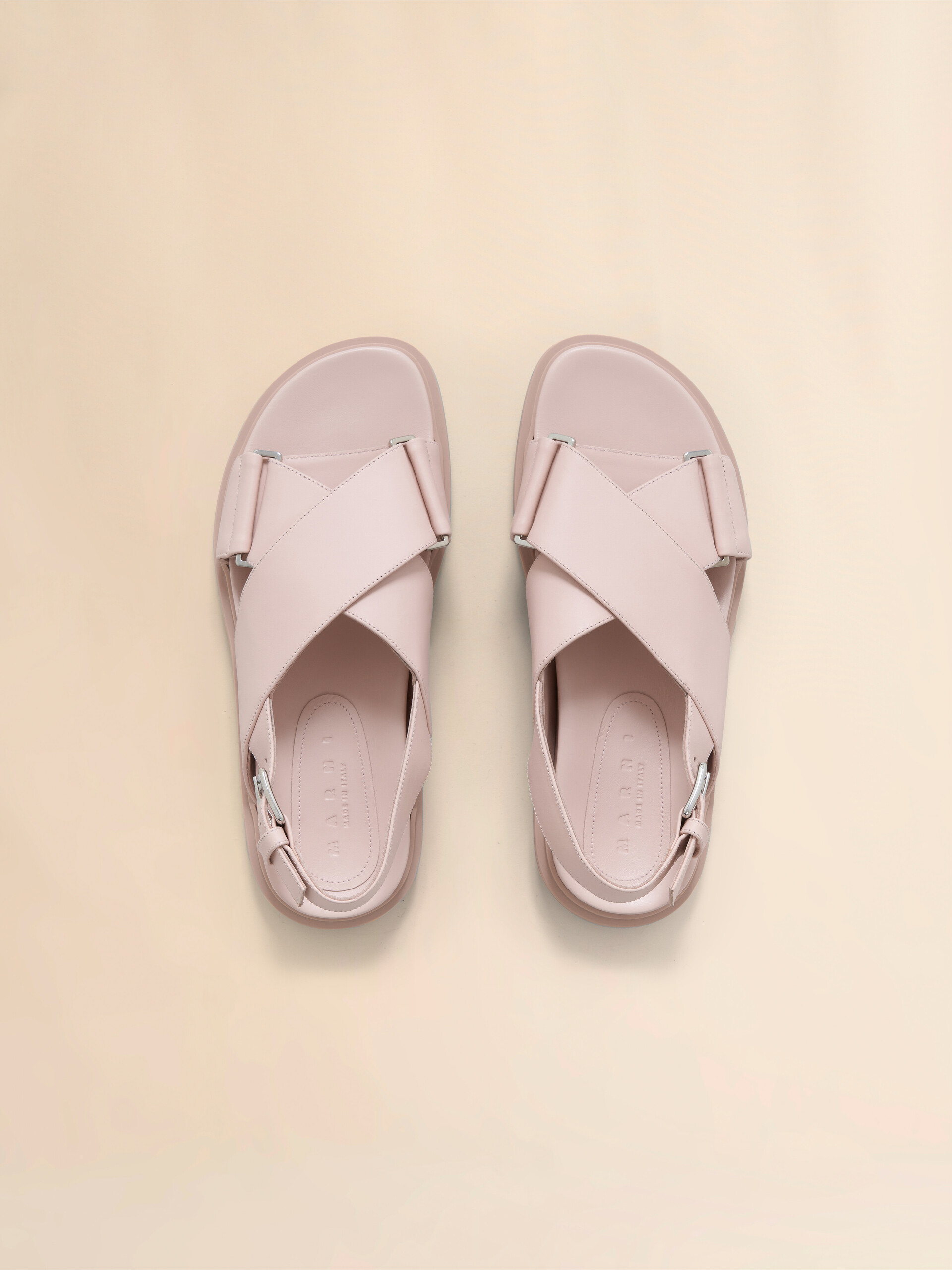 Braune Fußbett-Sandalen aus Leder - Sandalen - Image 4