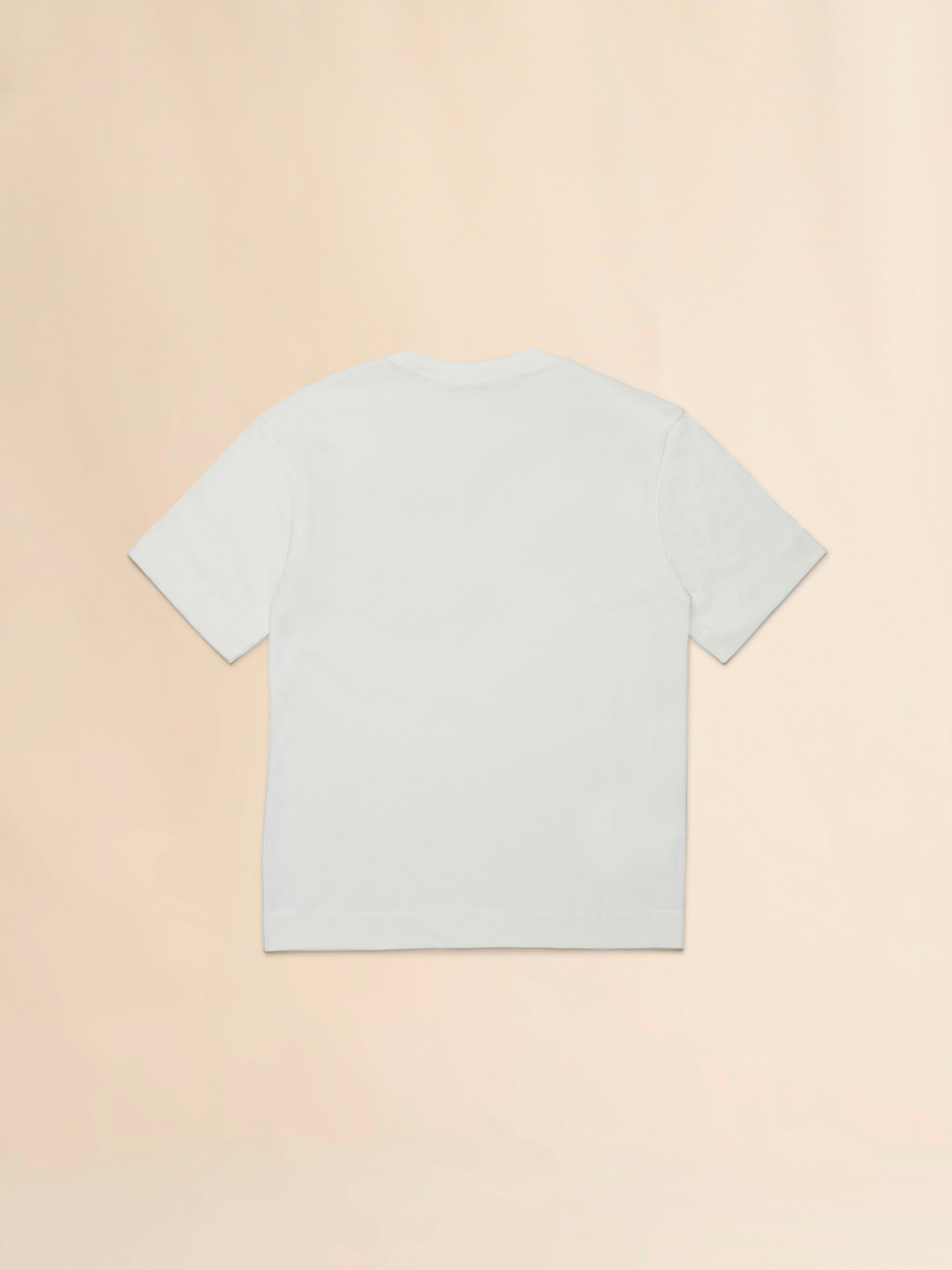 Off-white cotton t-shirt with logo - T-shirts - Image 2