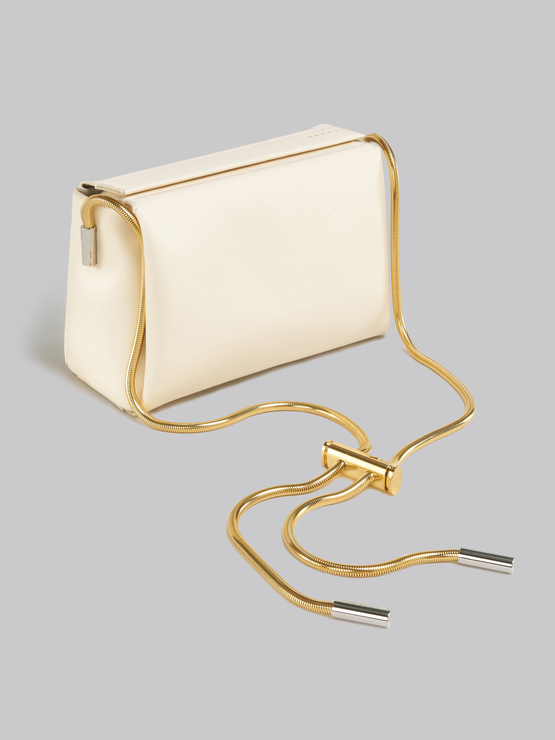 Toggle Medium Bag in ivory white leather - Shoulder Bag - Image 4