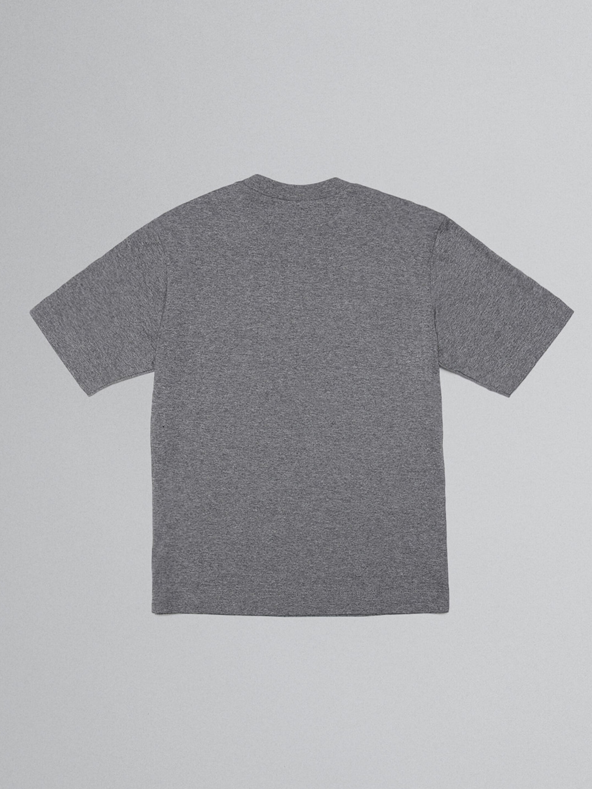 Grey T-shirt with 3D-effect college "M" - T-shirts - Image 2