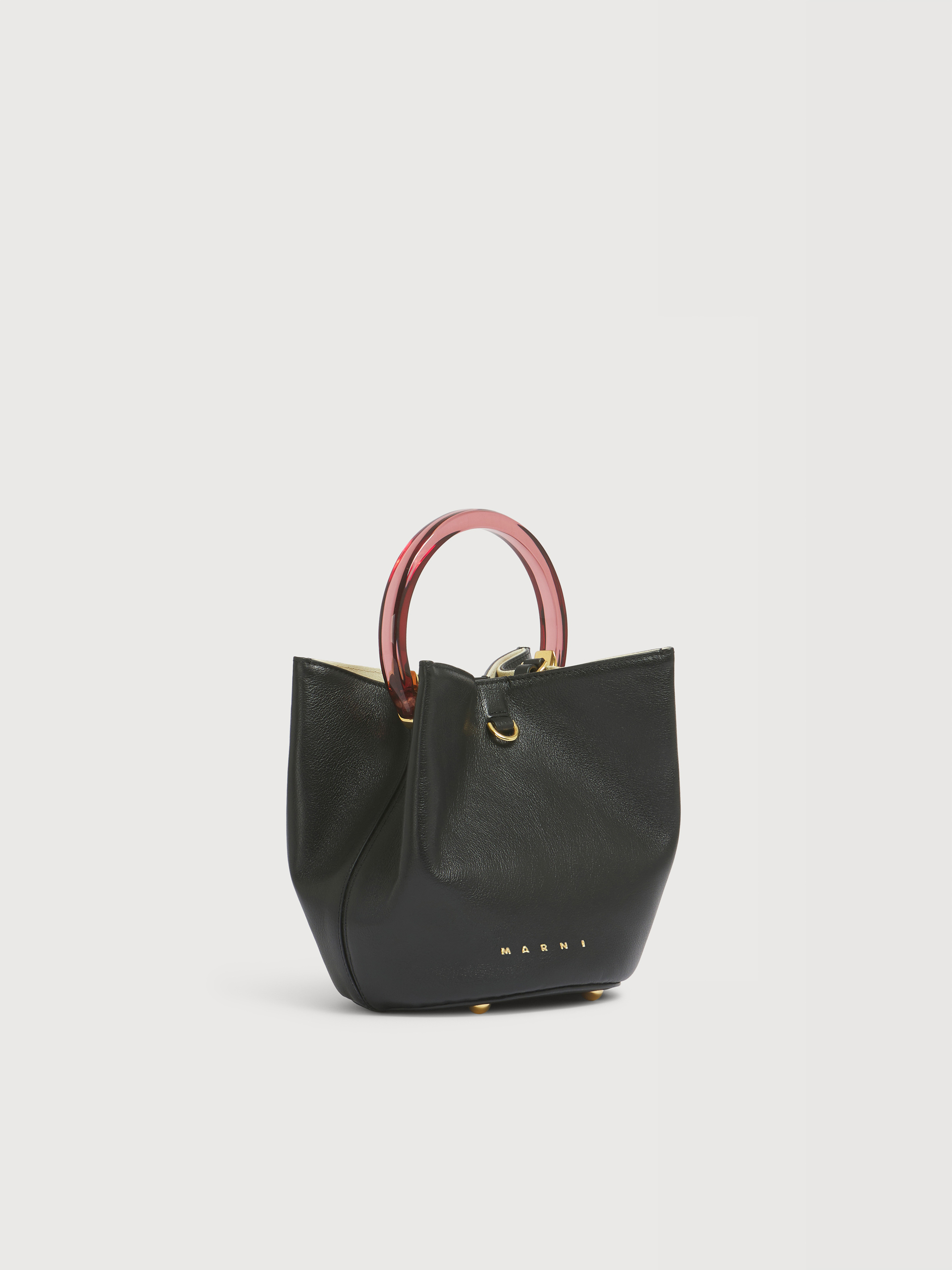 Pink leather Pannier bucket bag - Shoulder Bags - Image 5