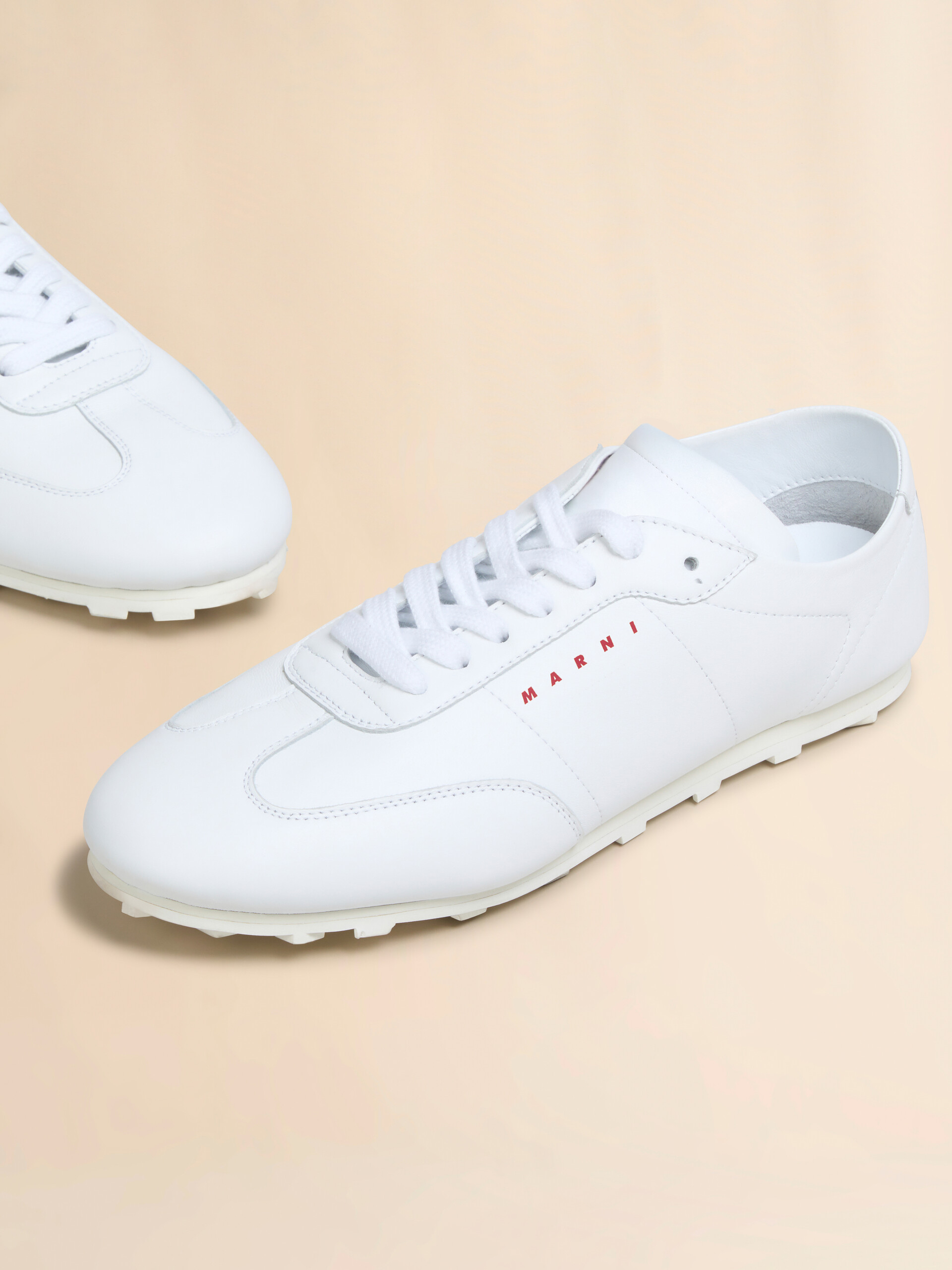 Black nappa leather Softy Soccer sneaker - Sneakers - Image 4