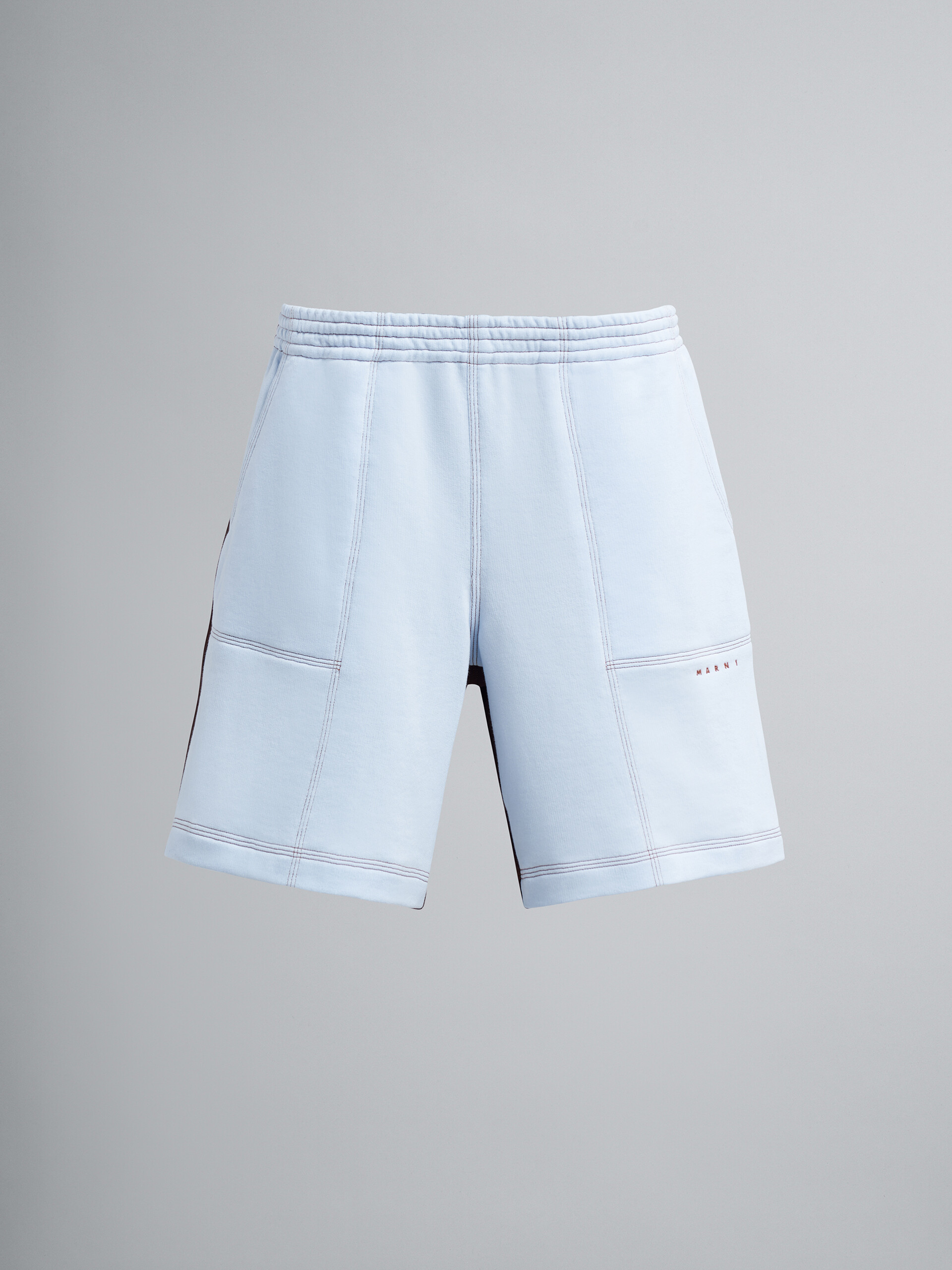 Lightweight jersey Bermuda trousers - Pants - Image 1
