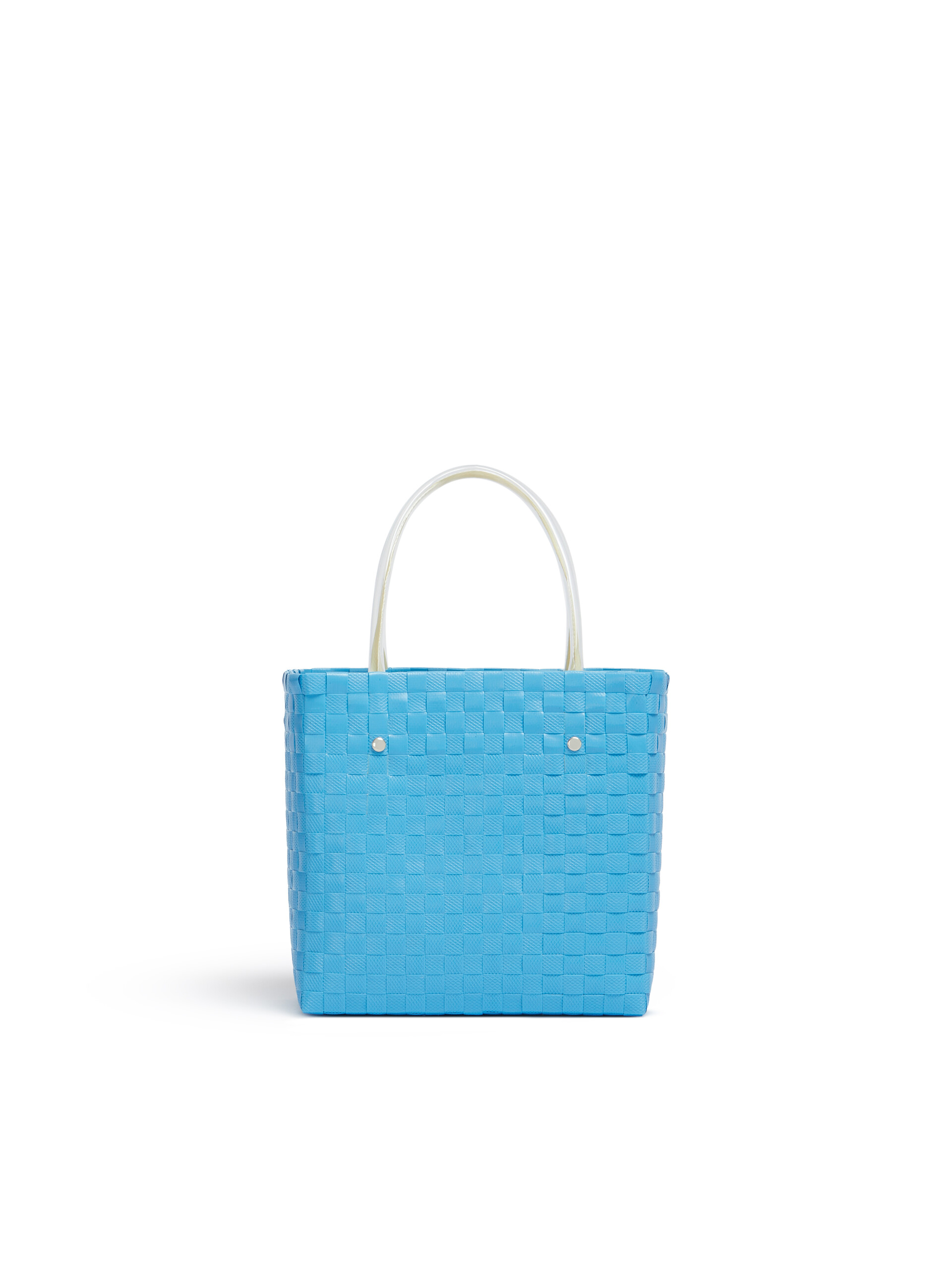 Light blue MARNI MARKET ANIMAL BASKET bag - Shopping Bags - Image 3