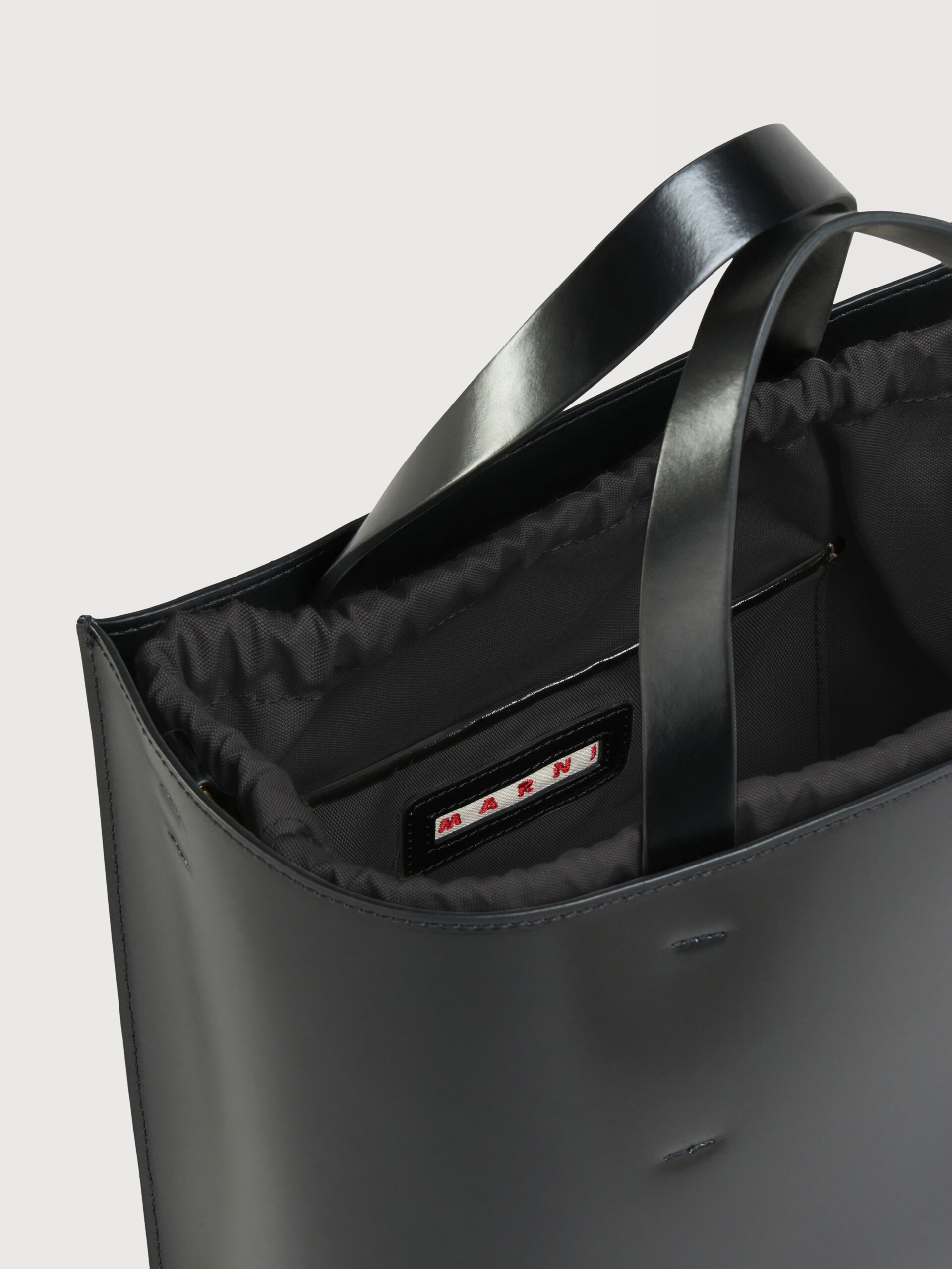 Museo Mini Bag in brown leather - Shopping Bags - Image 2
