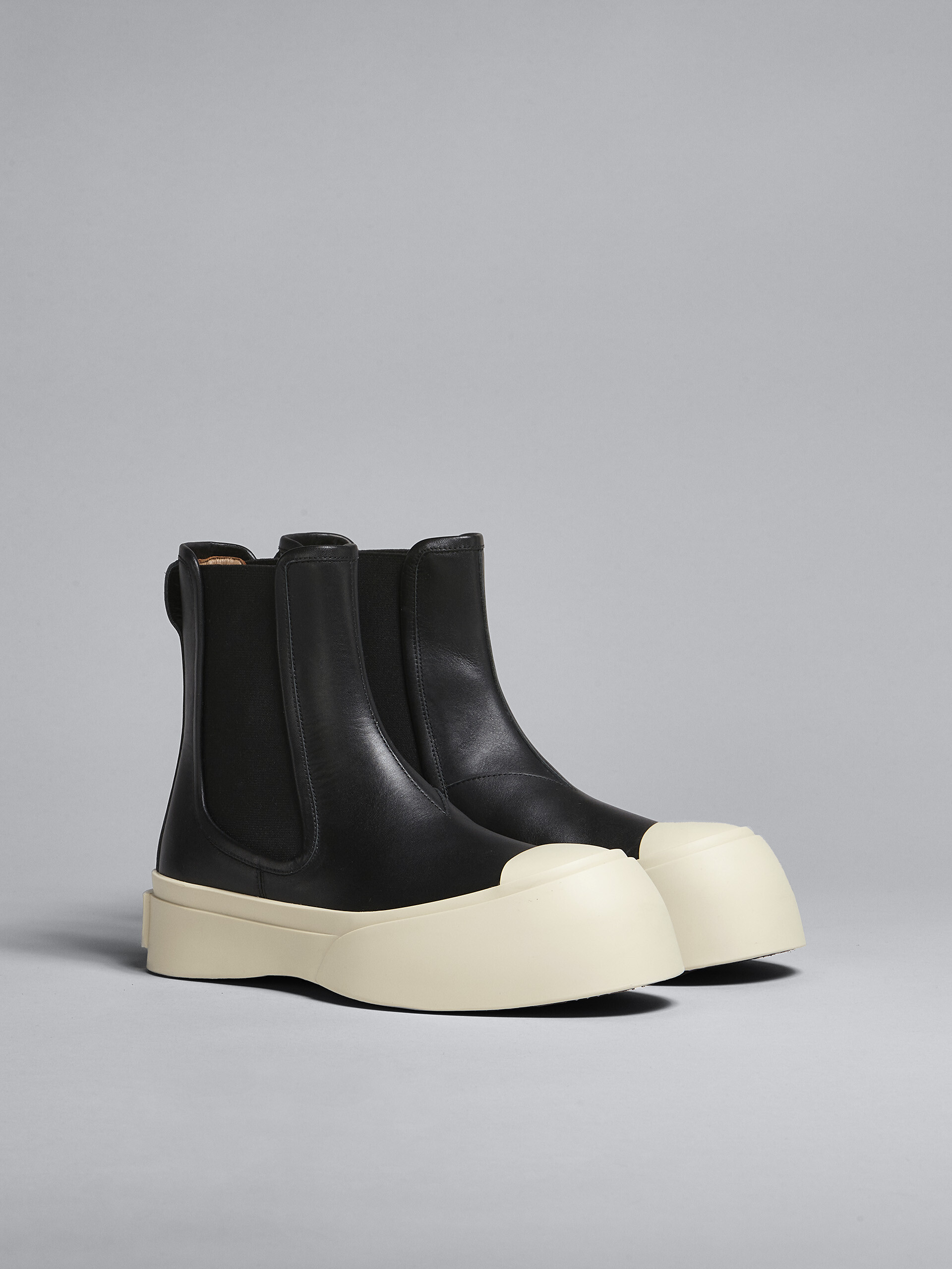 Black leather Pablo Chelsea boot - Boots - Image 2