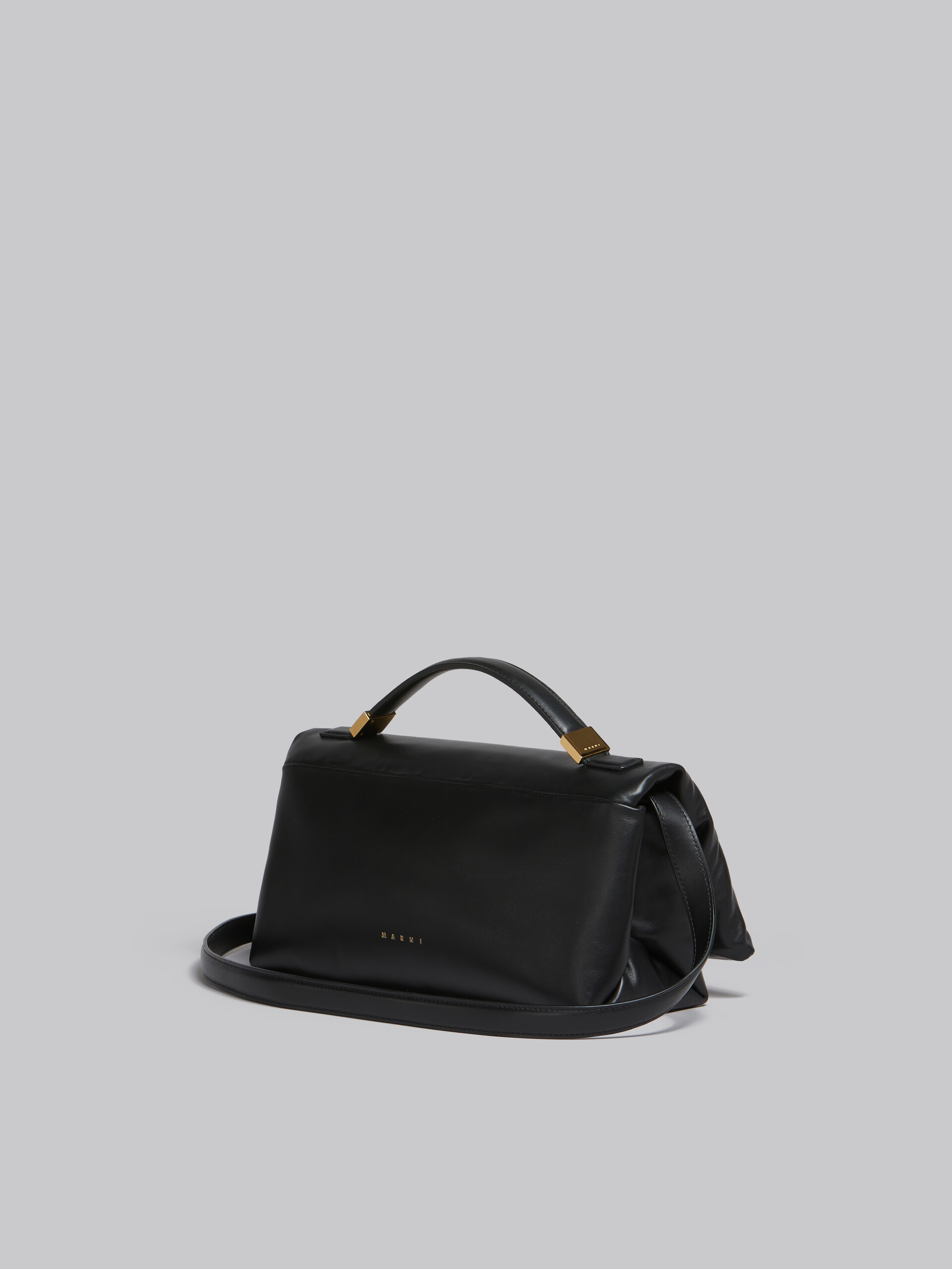 Black leather Prisma top handle bag - Handbag - Image 2