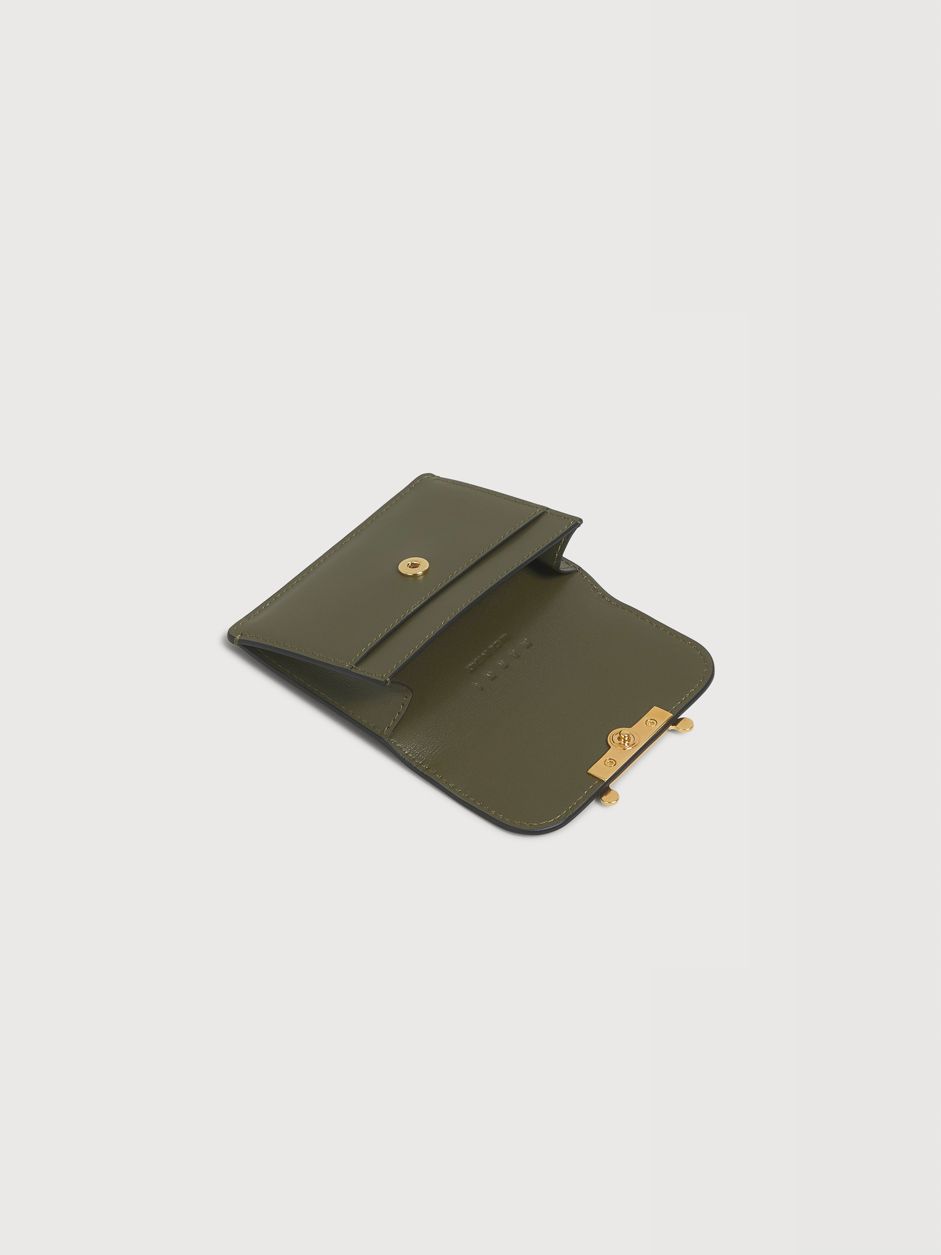 ブラウン レザー製 Envelope カードホルダー - 財布 - Image 2