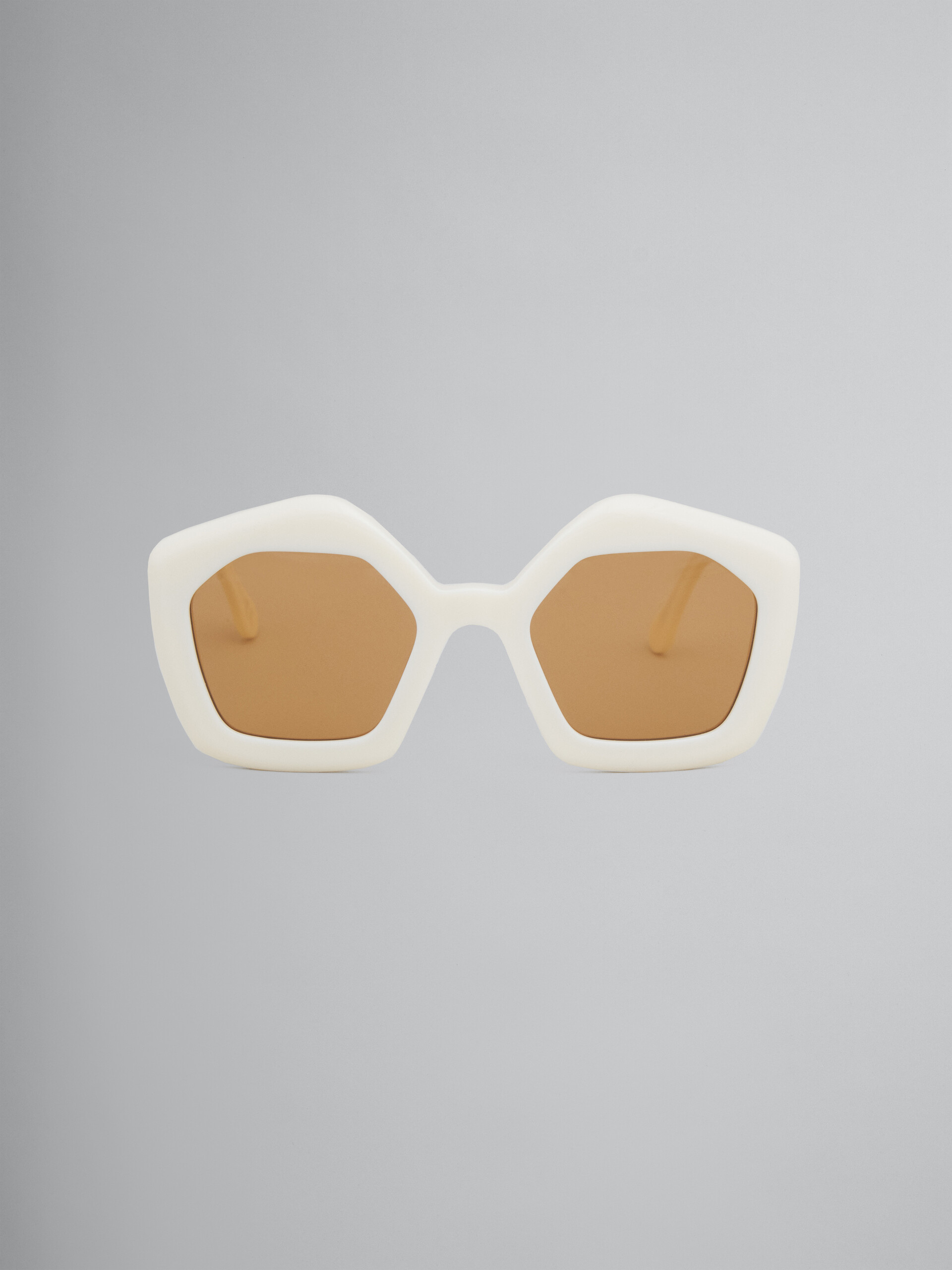 White acetate LAUGHING WATERS sunglasses - Optical - Image 1