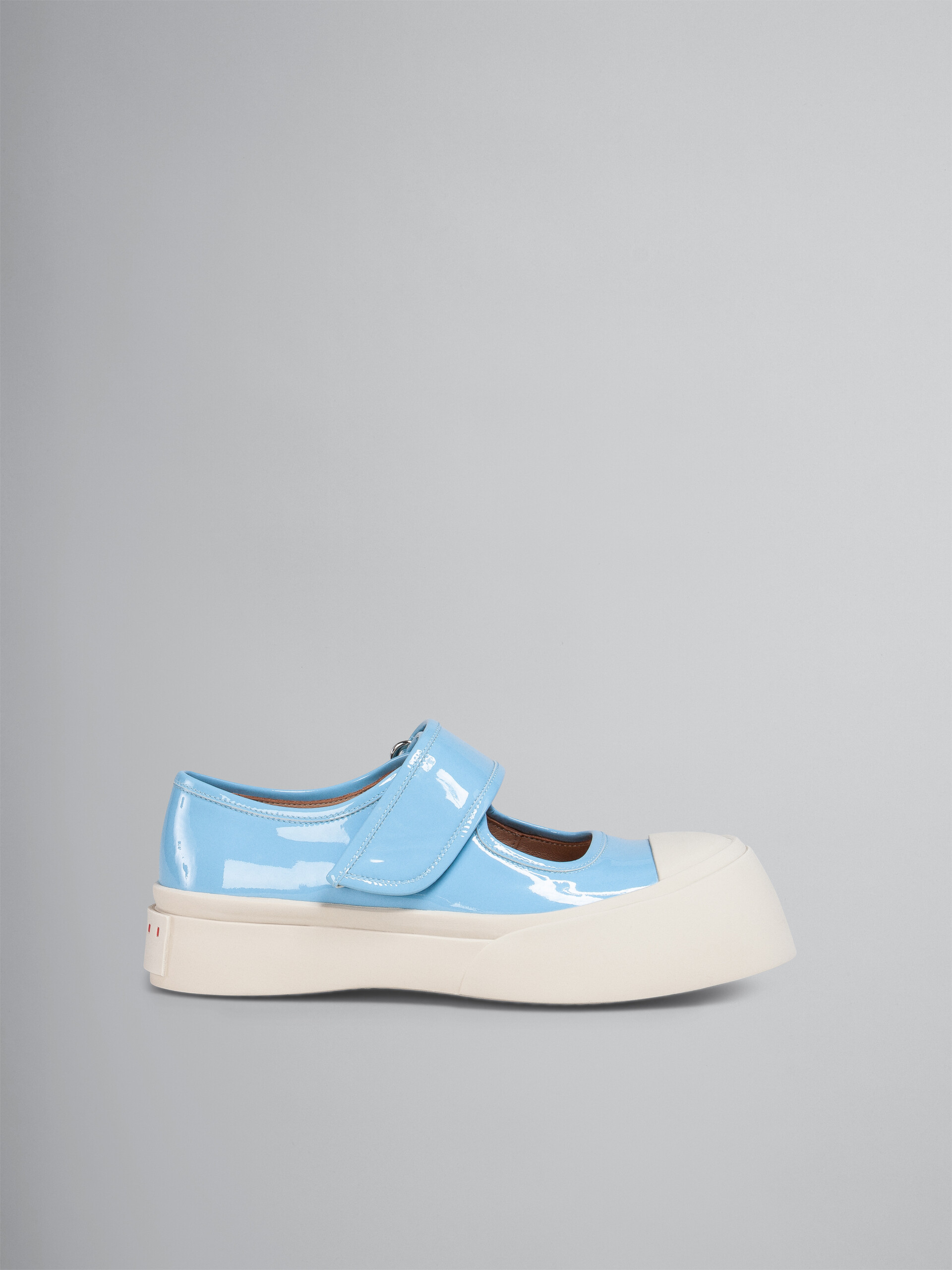 Pale blue patent leather PABLO Mary-Jane sneaker - Sneakers - Image 1