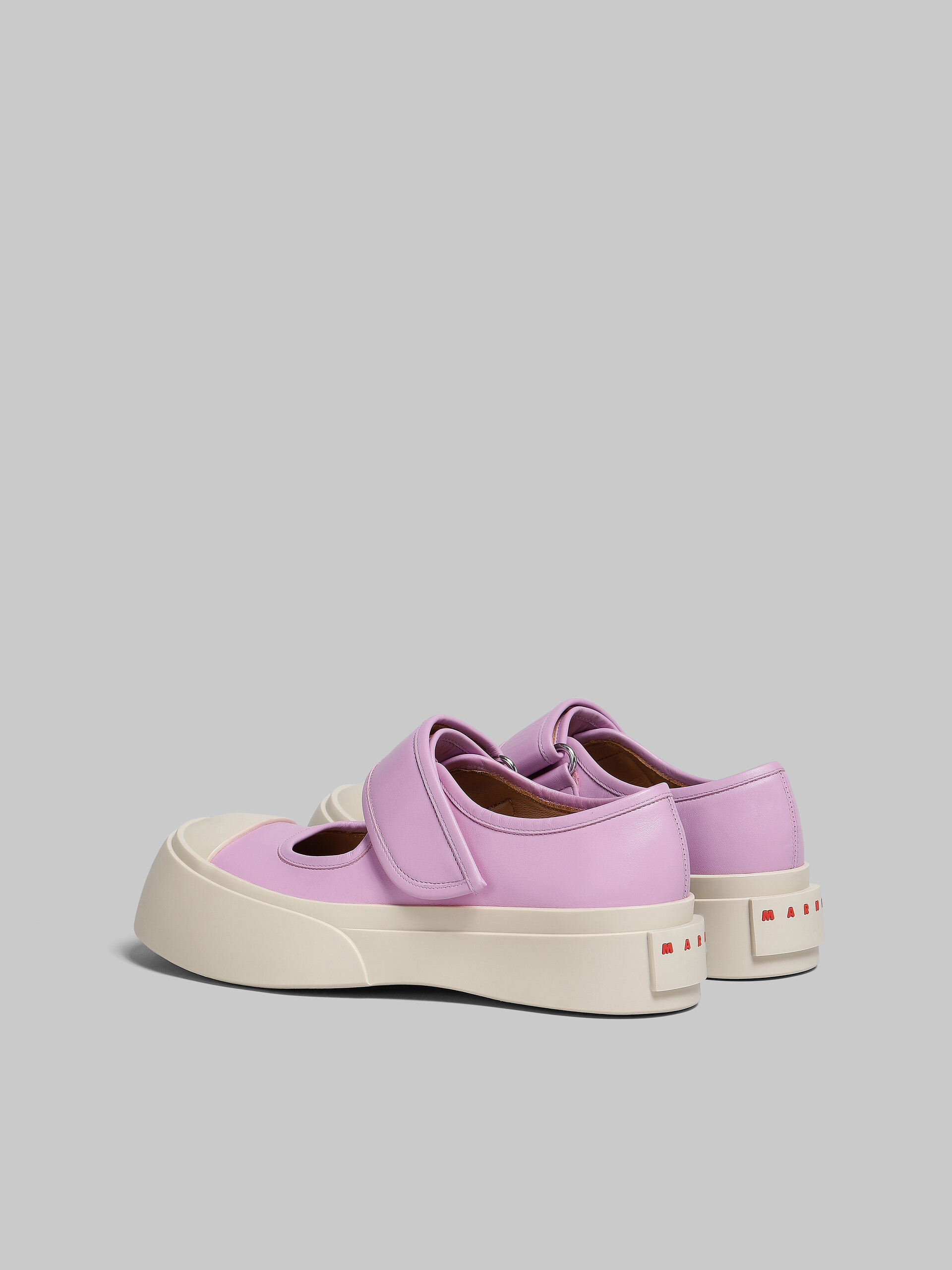Lilac nappa leather Mary Jane sneaker - Sneakers - Image 3