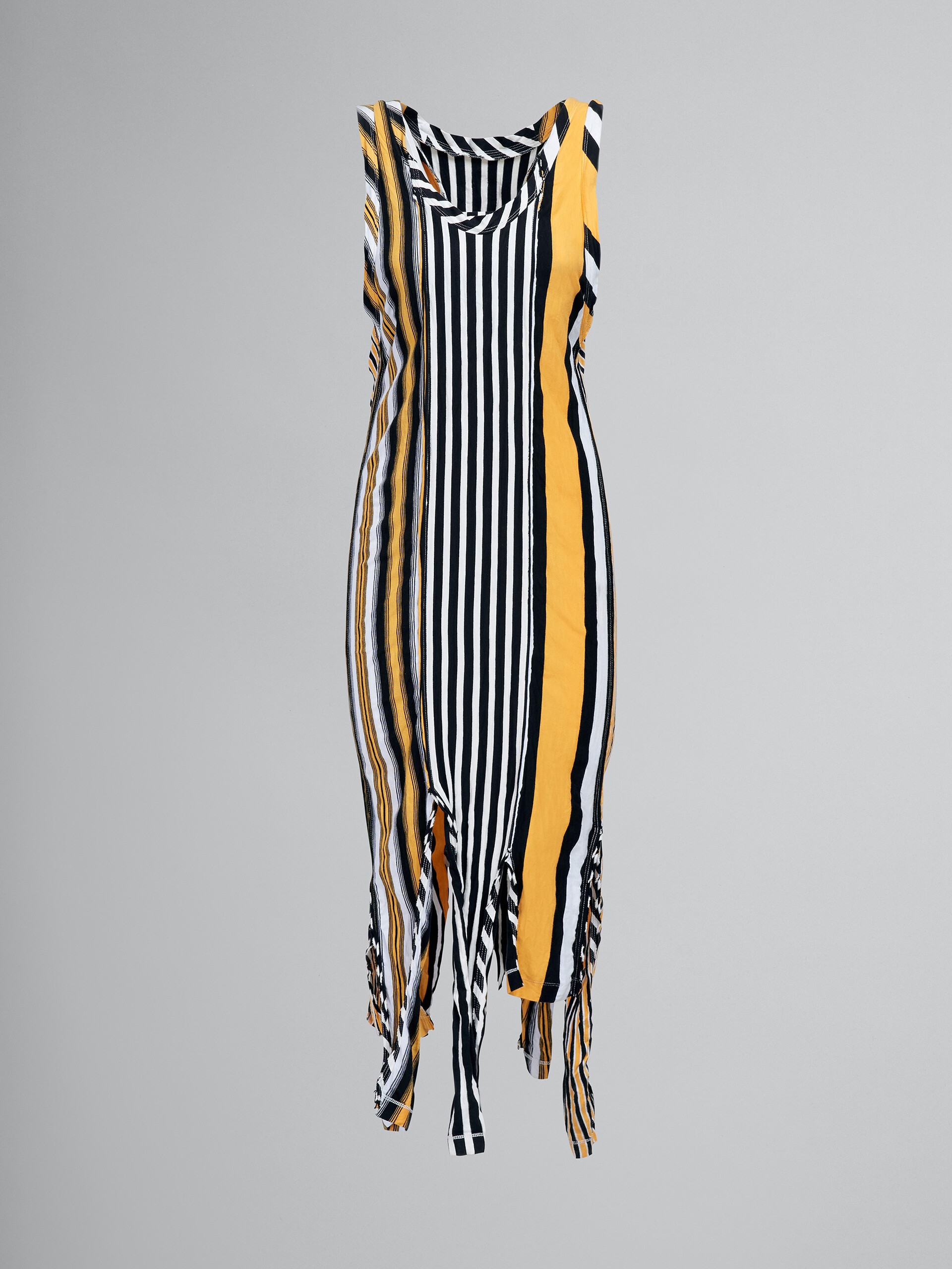 Striped jersey tunic dress - Dresses - Image 1