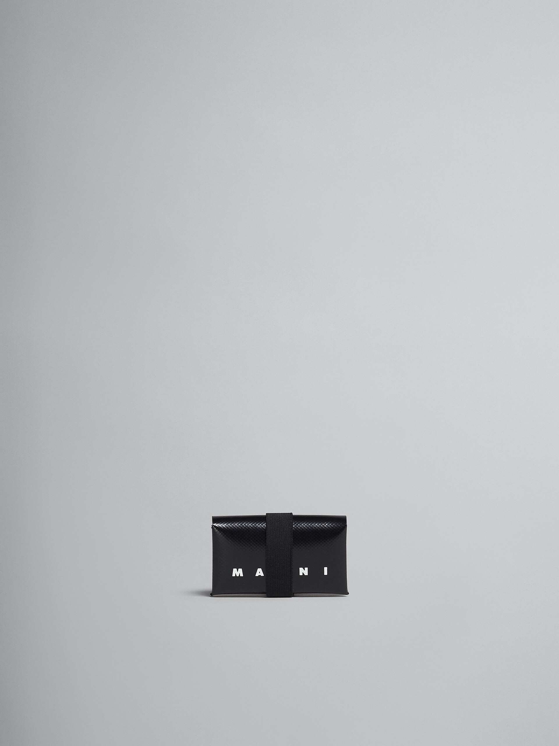 Black tri-fold wallet - Wallets - Image 1