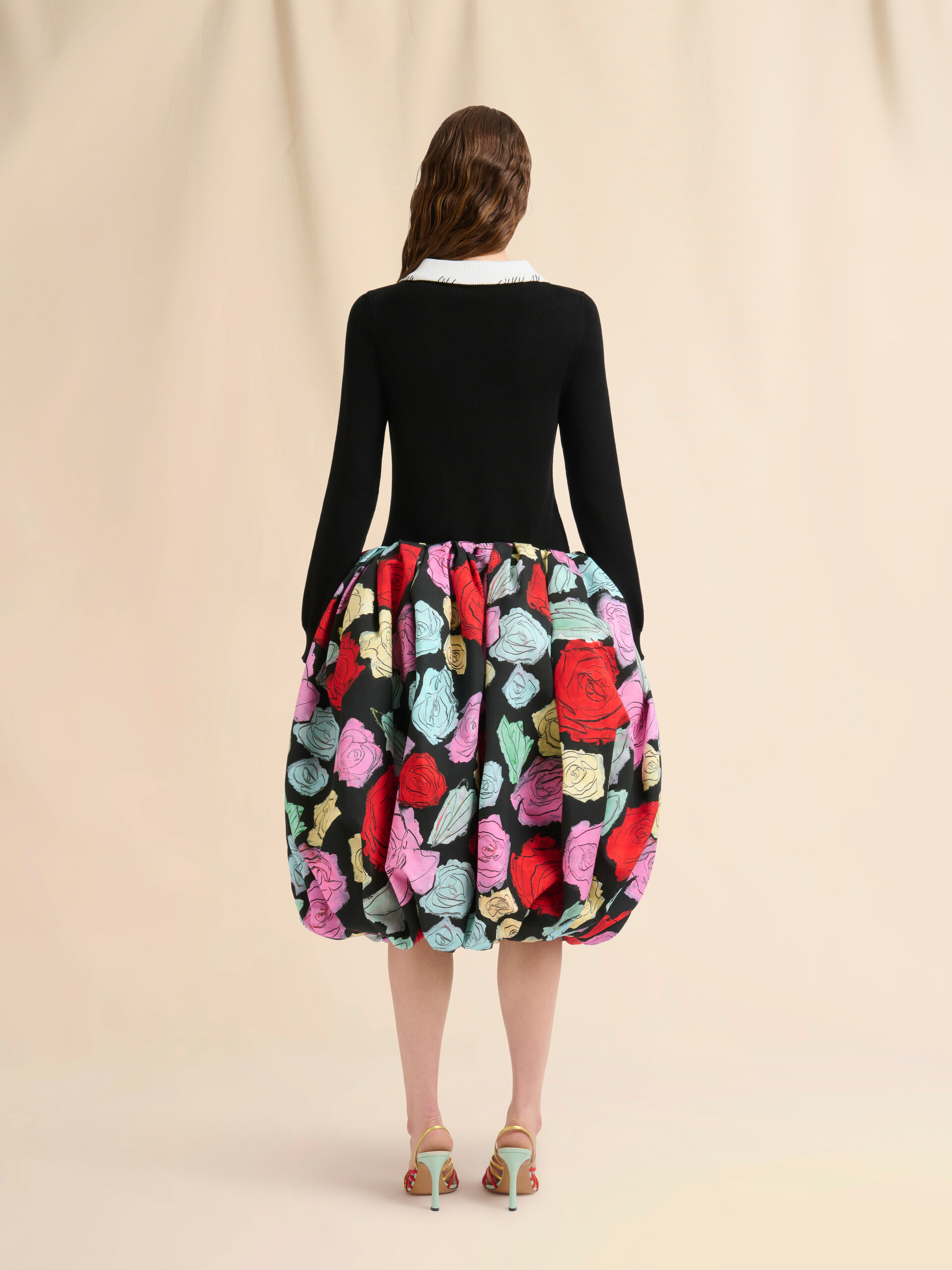 Black cotton cardigan with Marni Mending - Pullovers - Image 3