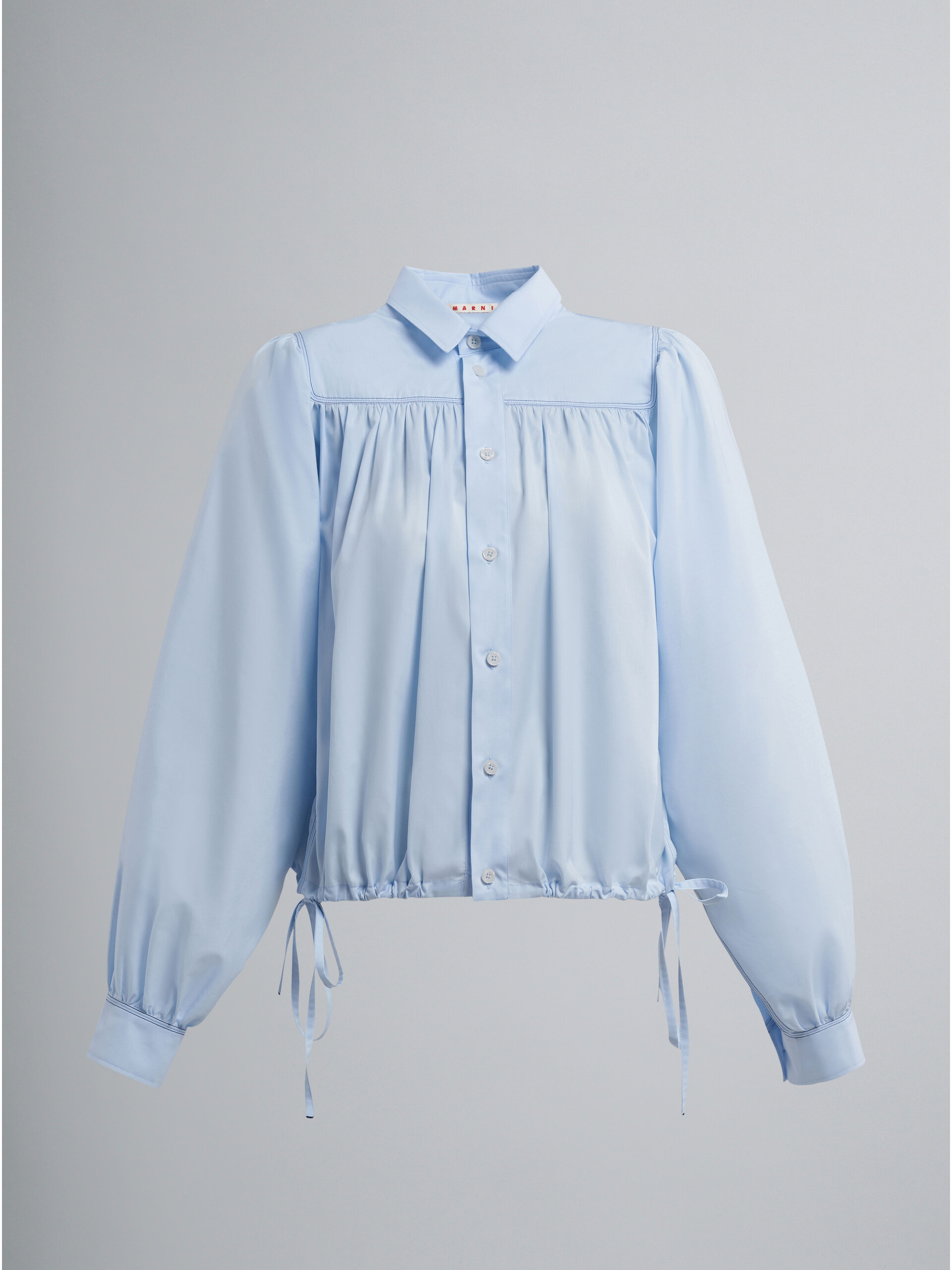 Cotton poplin shirt - Shirts - Image 1