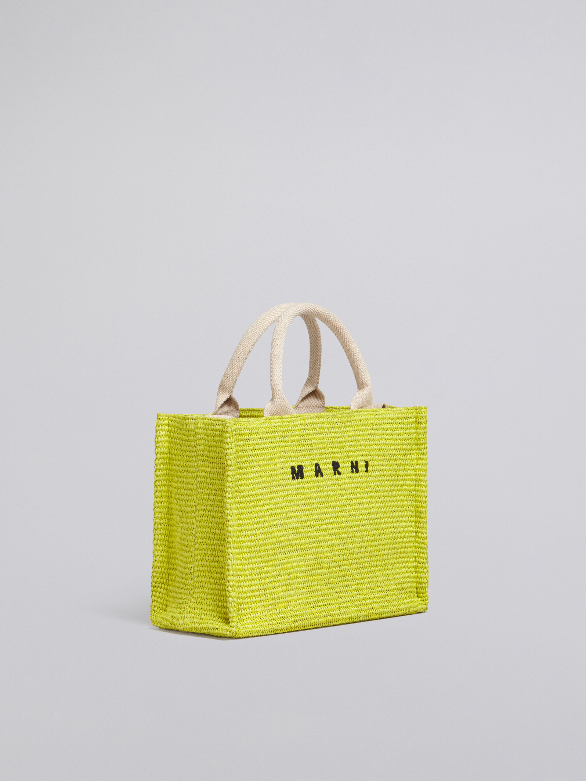 Small yellow raffia tote bag - Shopping Bags - Image 6