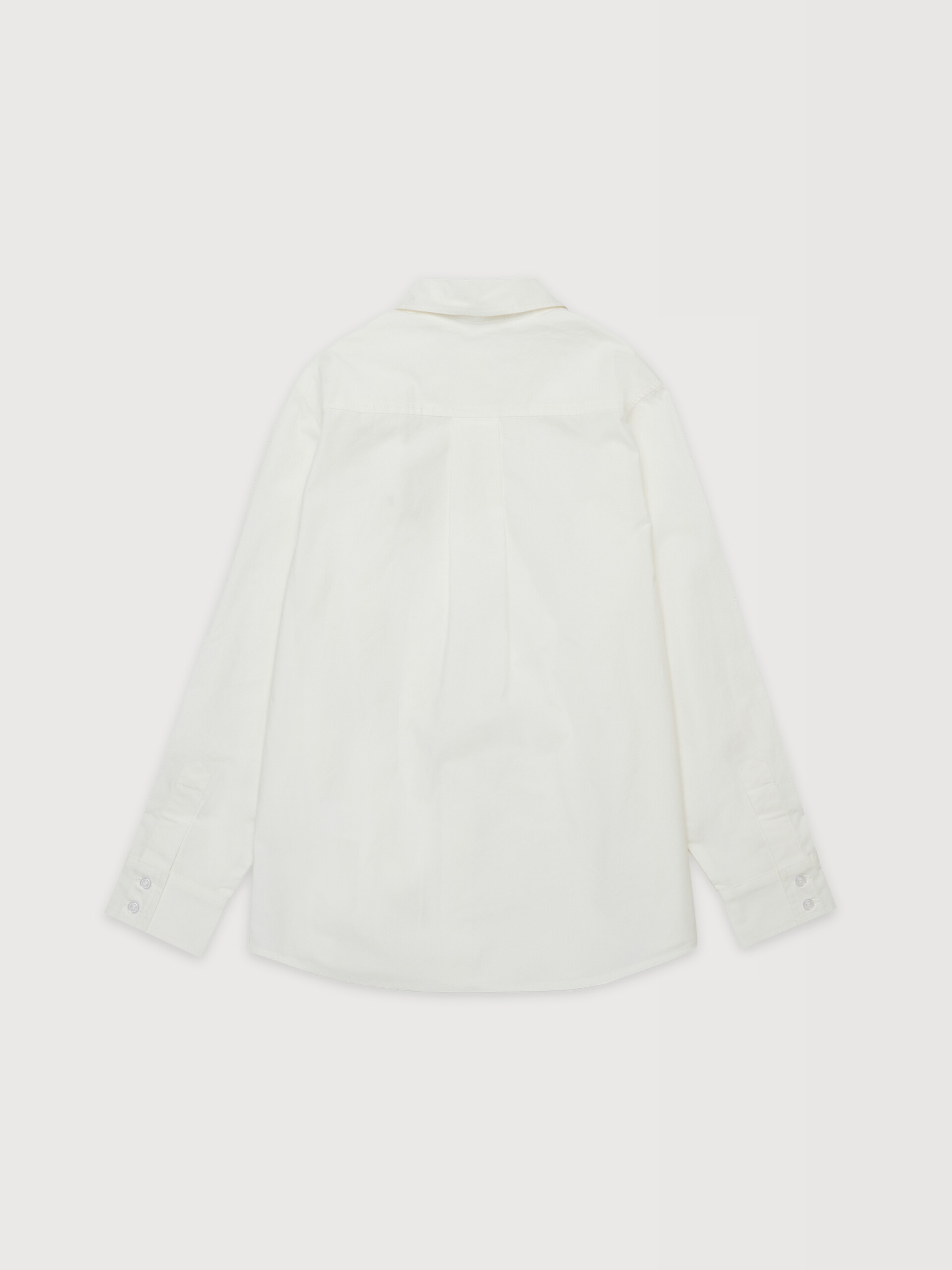 Chemise en coton blanc avec logo Marni brod&eacute; - Chemises - Image 2
