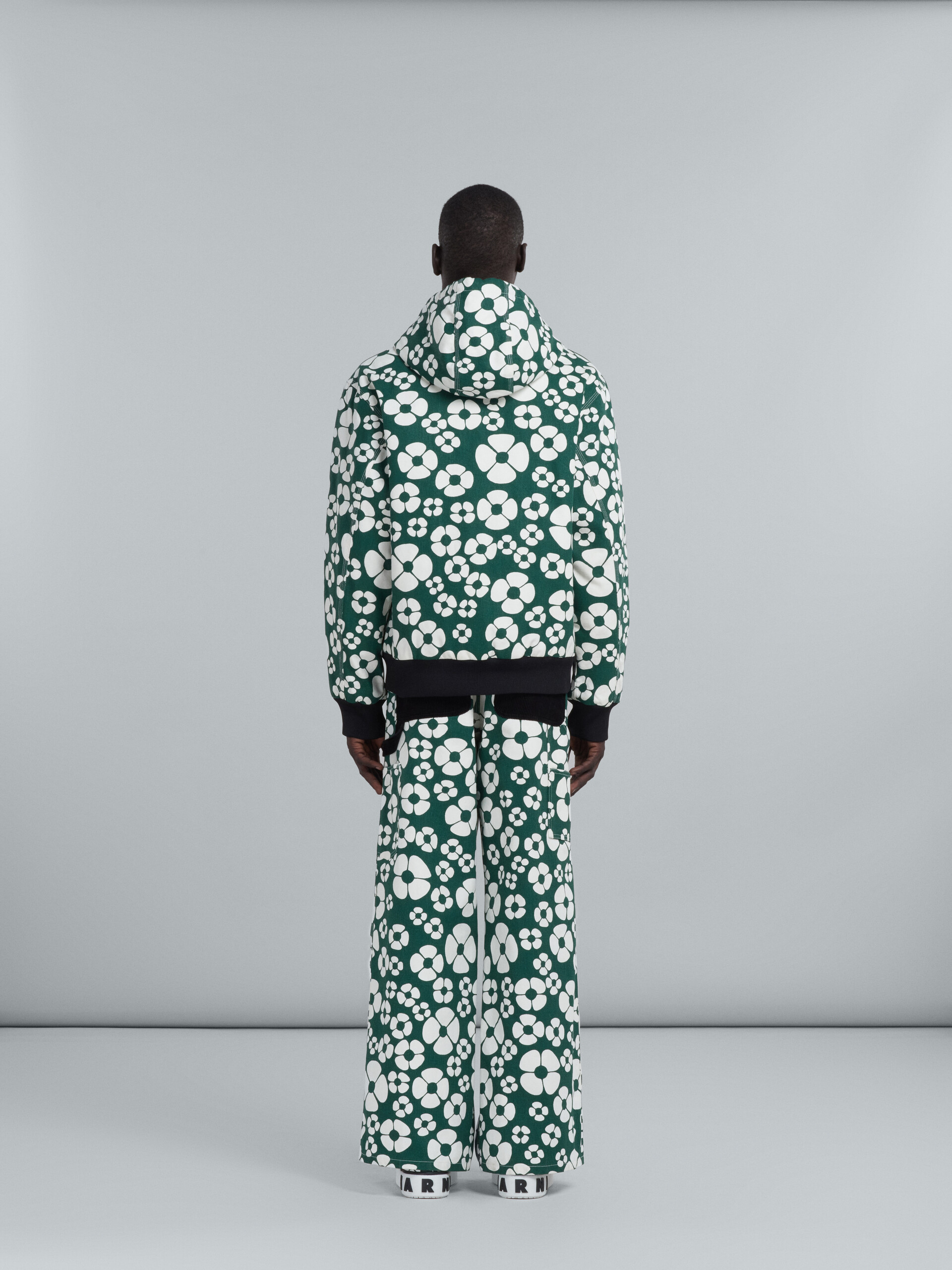 MARNI x CARHARTT WIP - green long-sleeved floral jacket - Jackets - Image 3