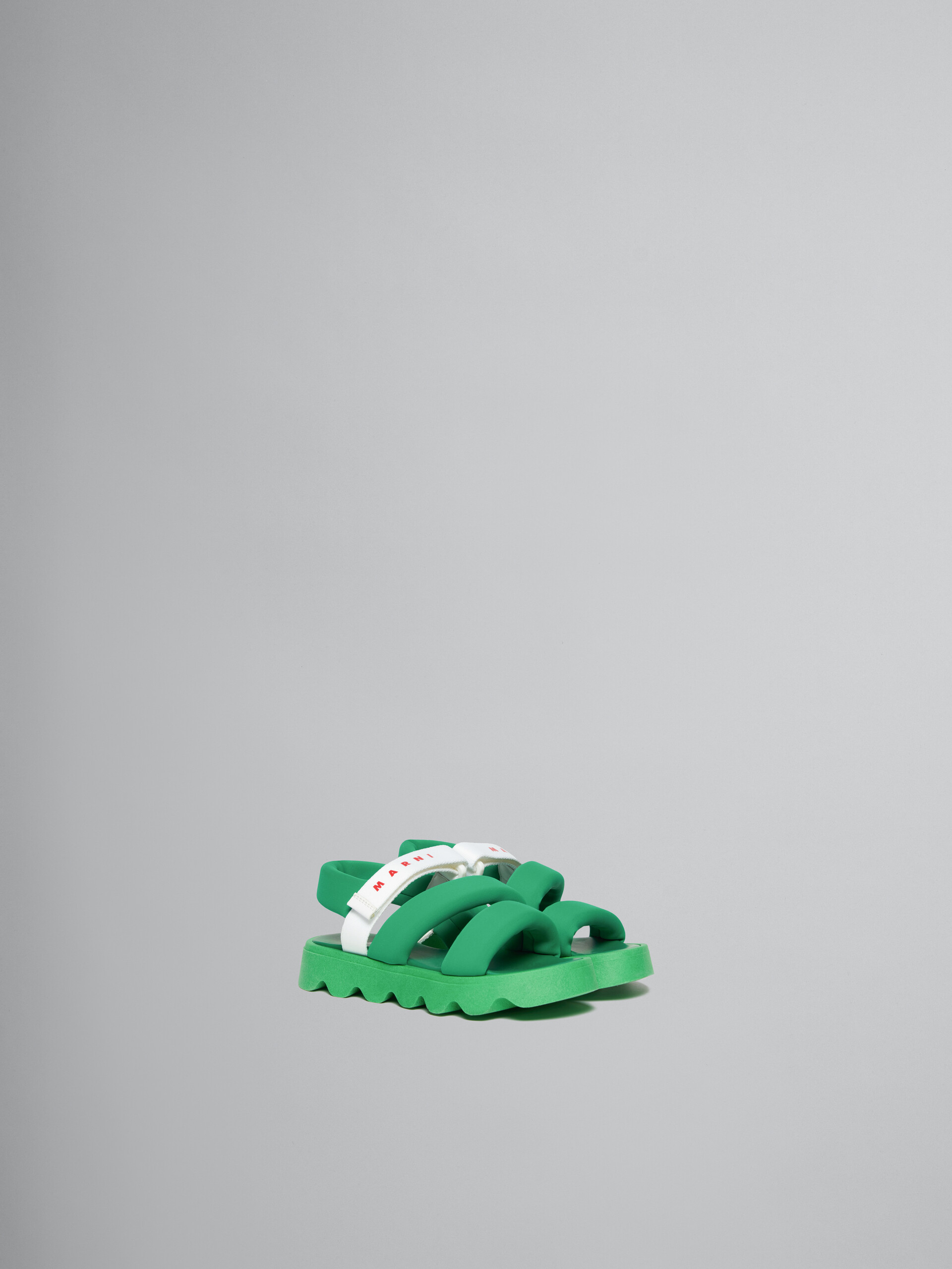 Grüne Gepolsterte Sandale - KINDER - Image 2
