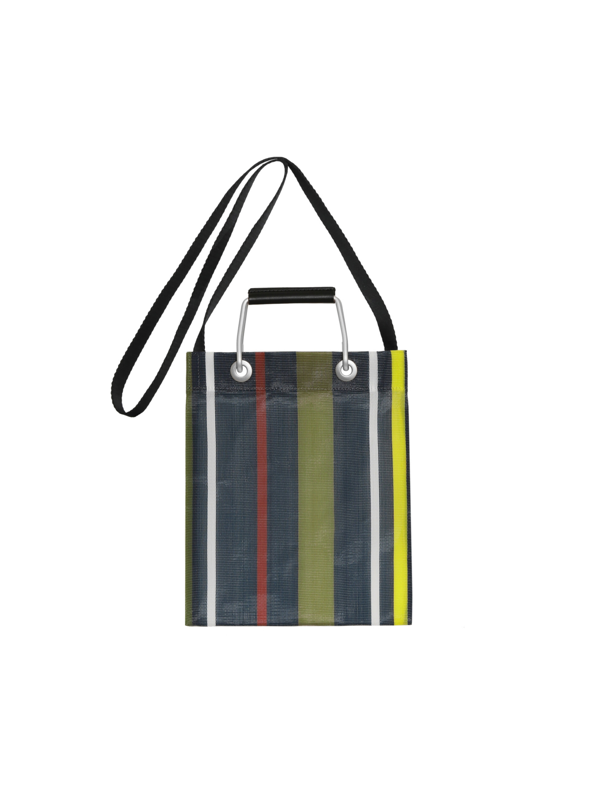 グリーンブルー(ターコイズ) MARNI MARKET STRIPE MINI SHOULDER BAG - ハンドバッグ - Image 3