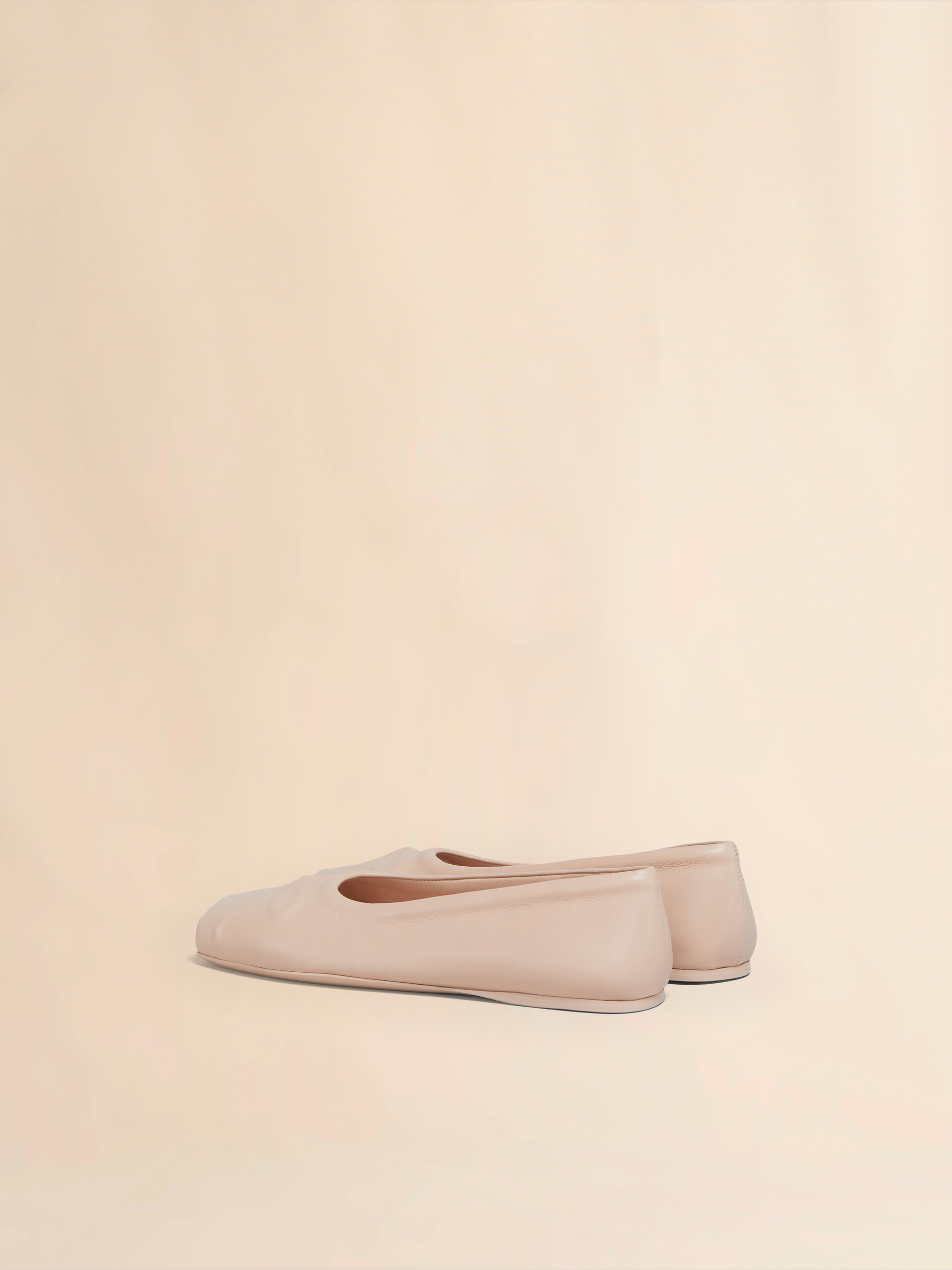 Ballerines Little Bow en cuir nappa rose - Ballerines - Image 3