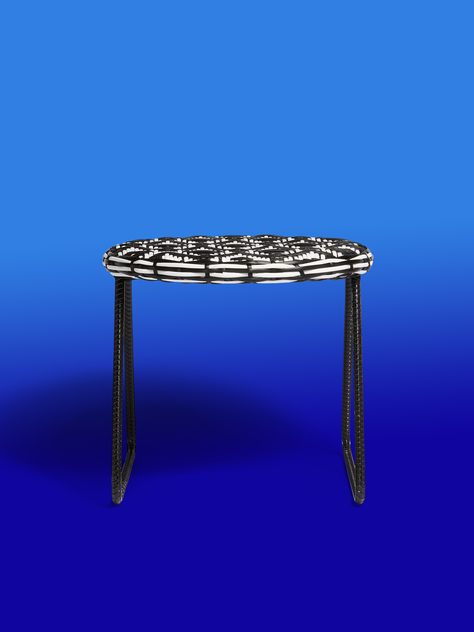 Blue and pink MARNI MARKET stool - Furniture - Image 1