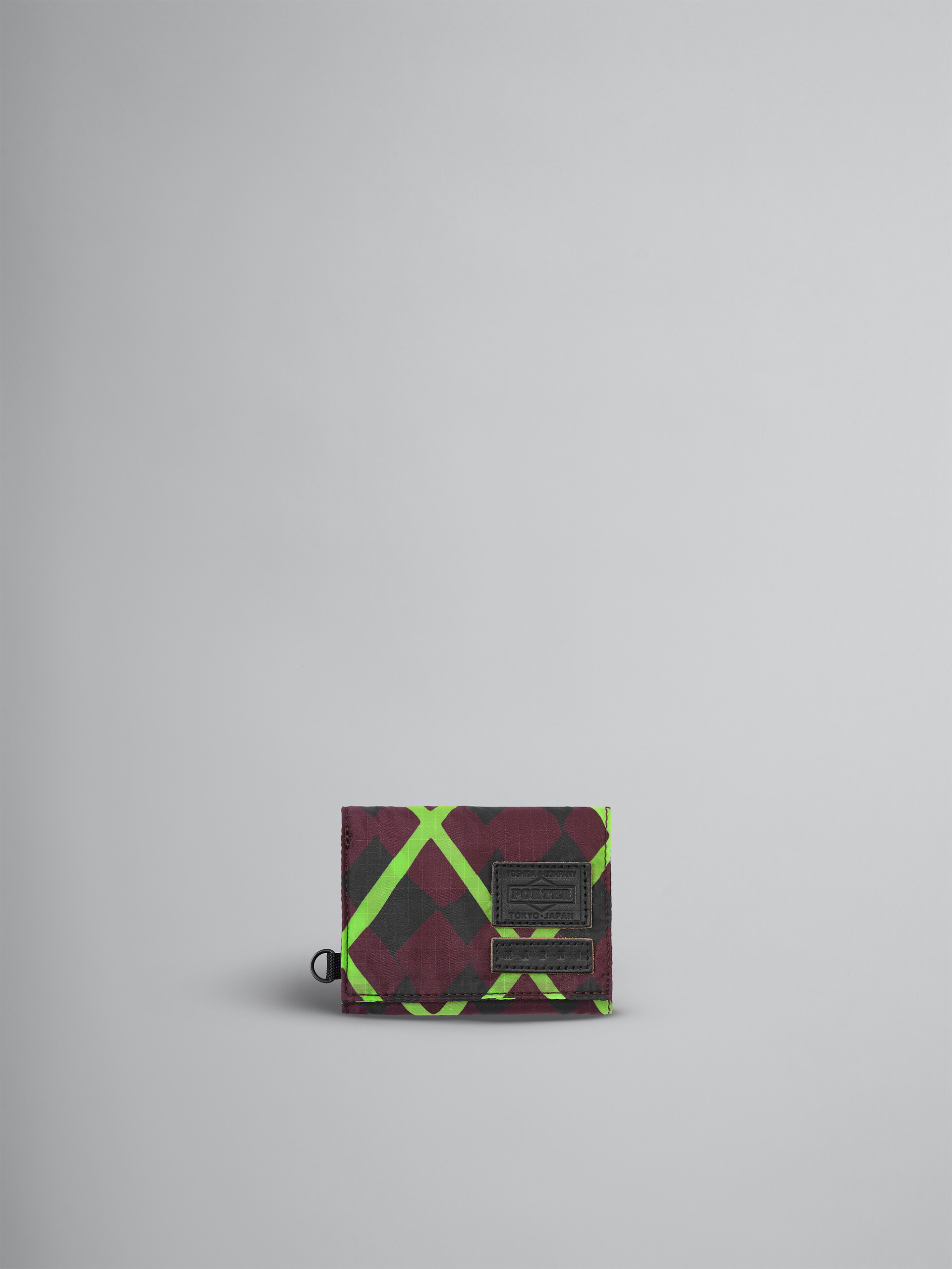 MARNI X PORTER - HOLDING WALLET 15PR CHECK - 財布 - Image 1