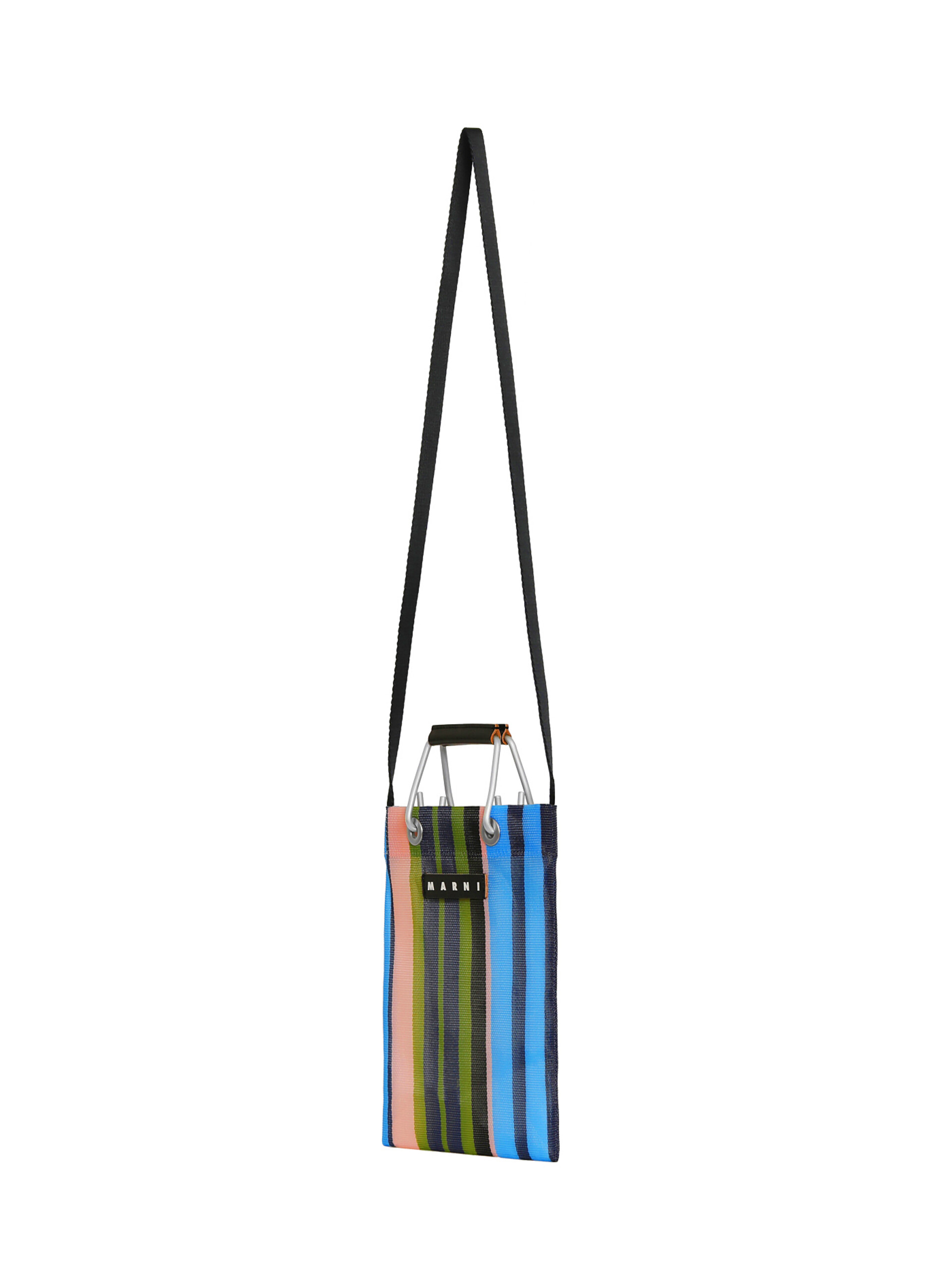 グリーンブルー(ターコイズ) MARNI MARKET STRIPE MINI SHOULDER BAG - ハンドバッグ - Image 2