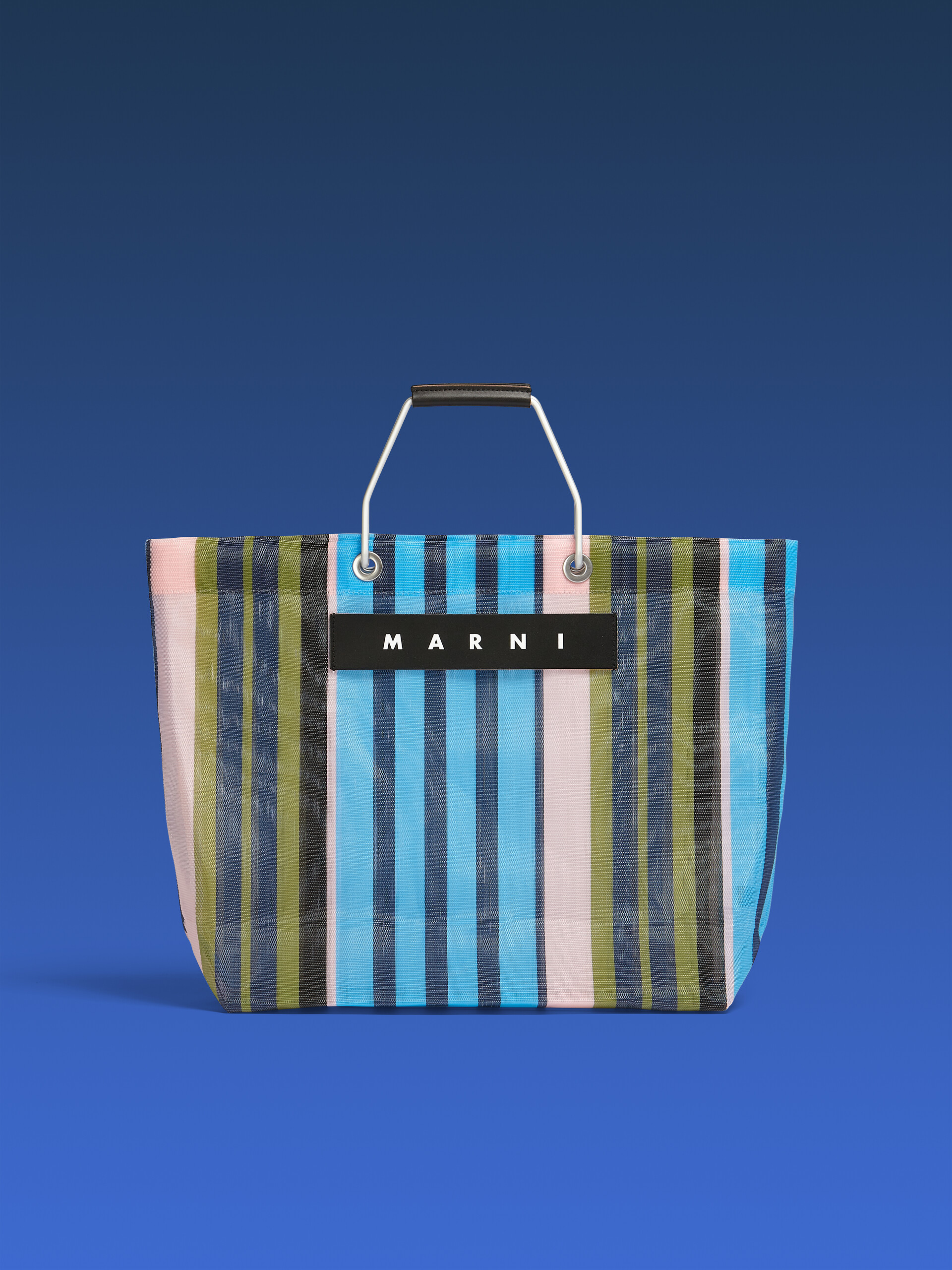 MARNI MARKET STRIPE multicolor blue bag - Bags - Image 1