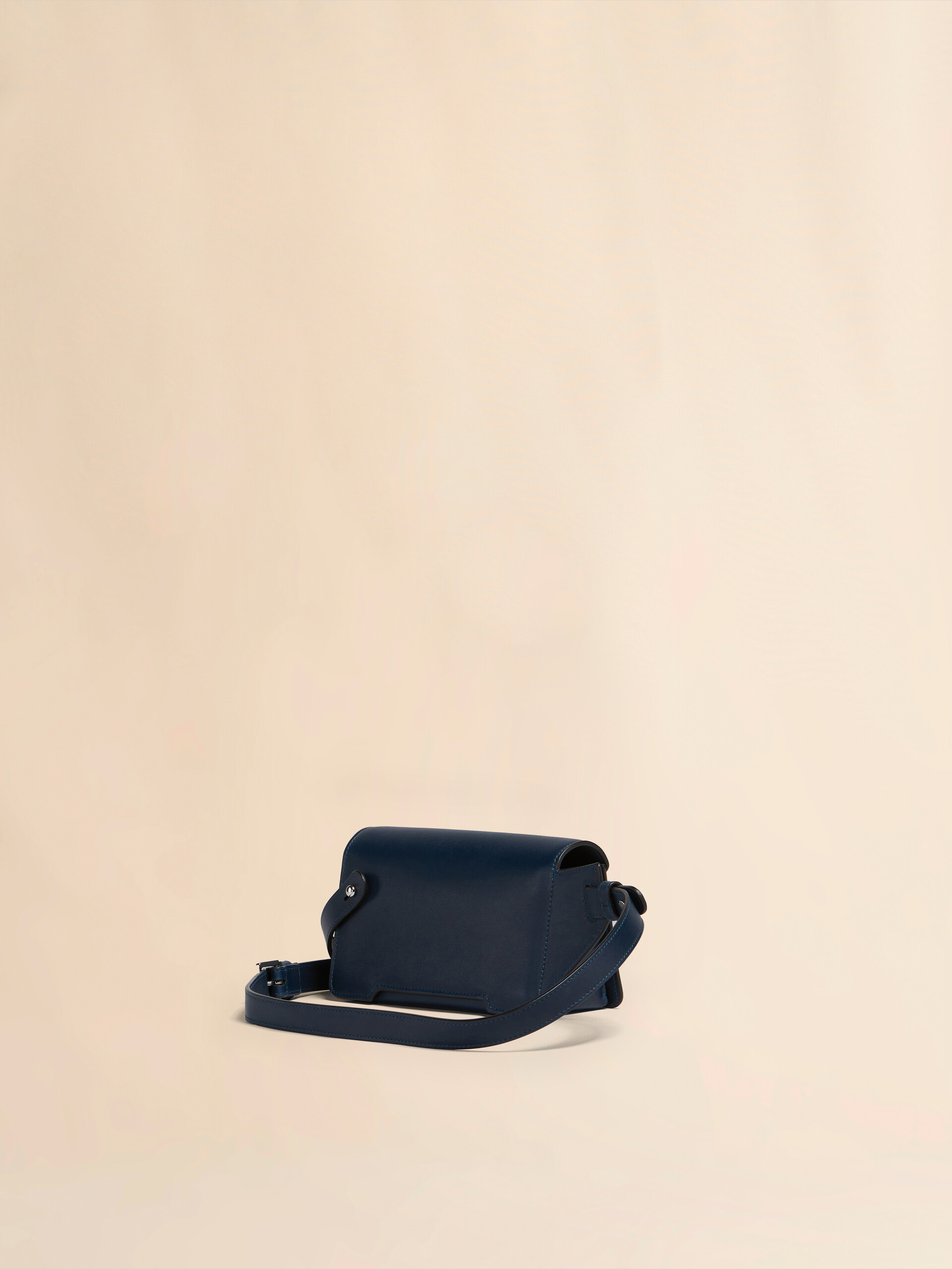 Deep blue leather Trunkaroo crossbody bag - Belt Bags - Image 2