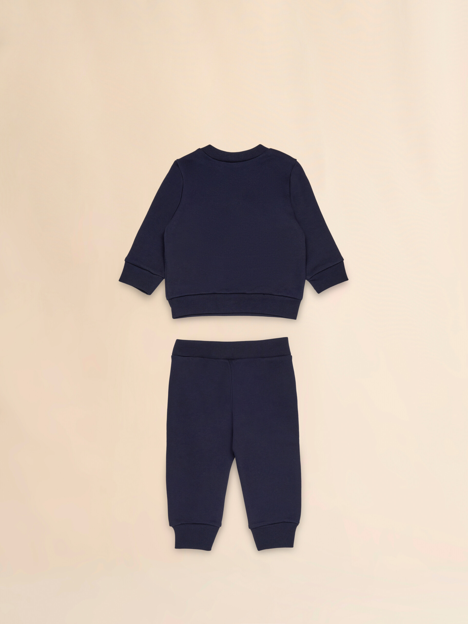 Dark blue fleece tracksuit set - Pants - Image 2
