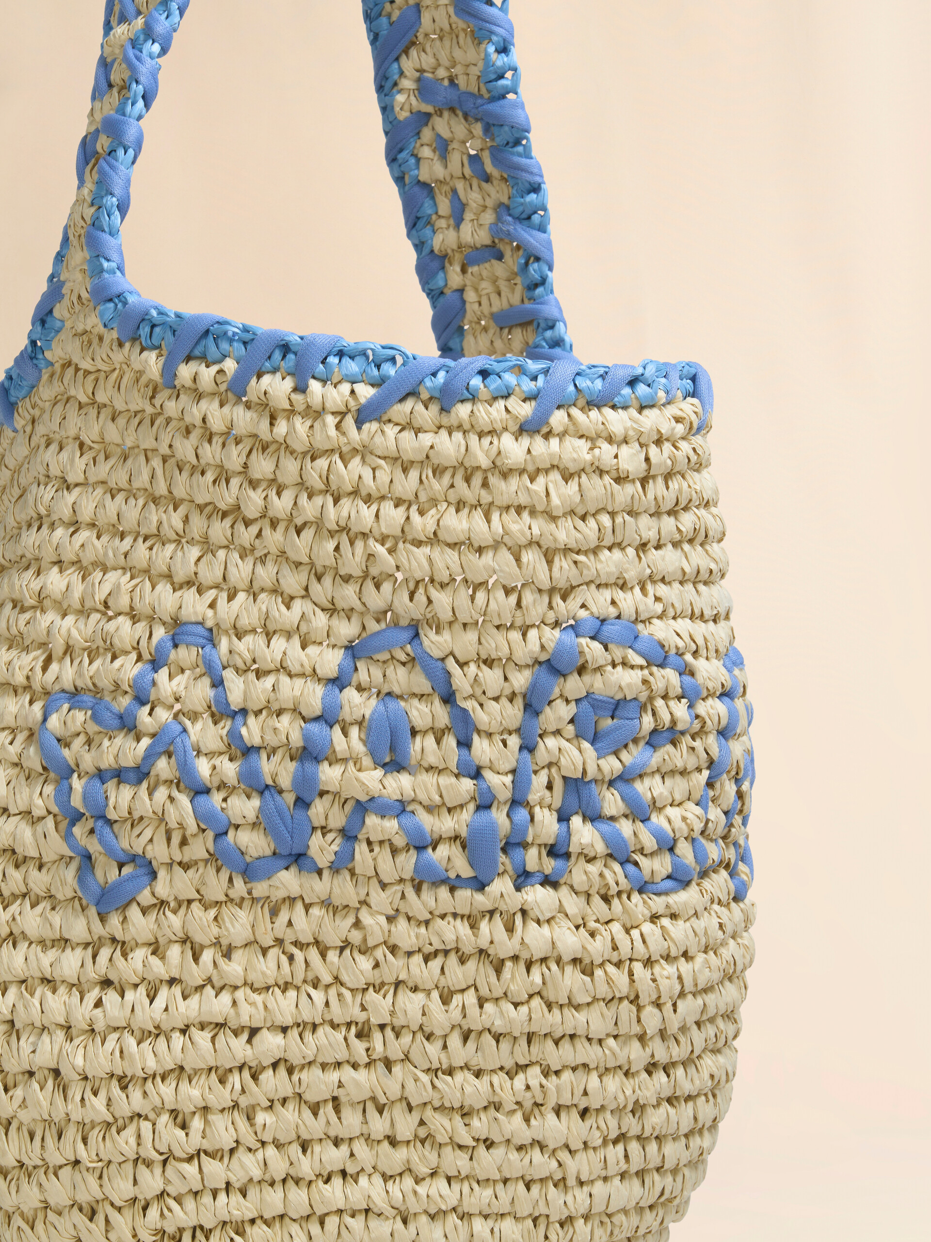 Natural raffia and red Nassa small hobo bag - Shoulder Bags - Image 5