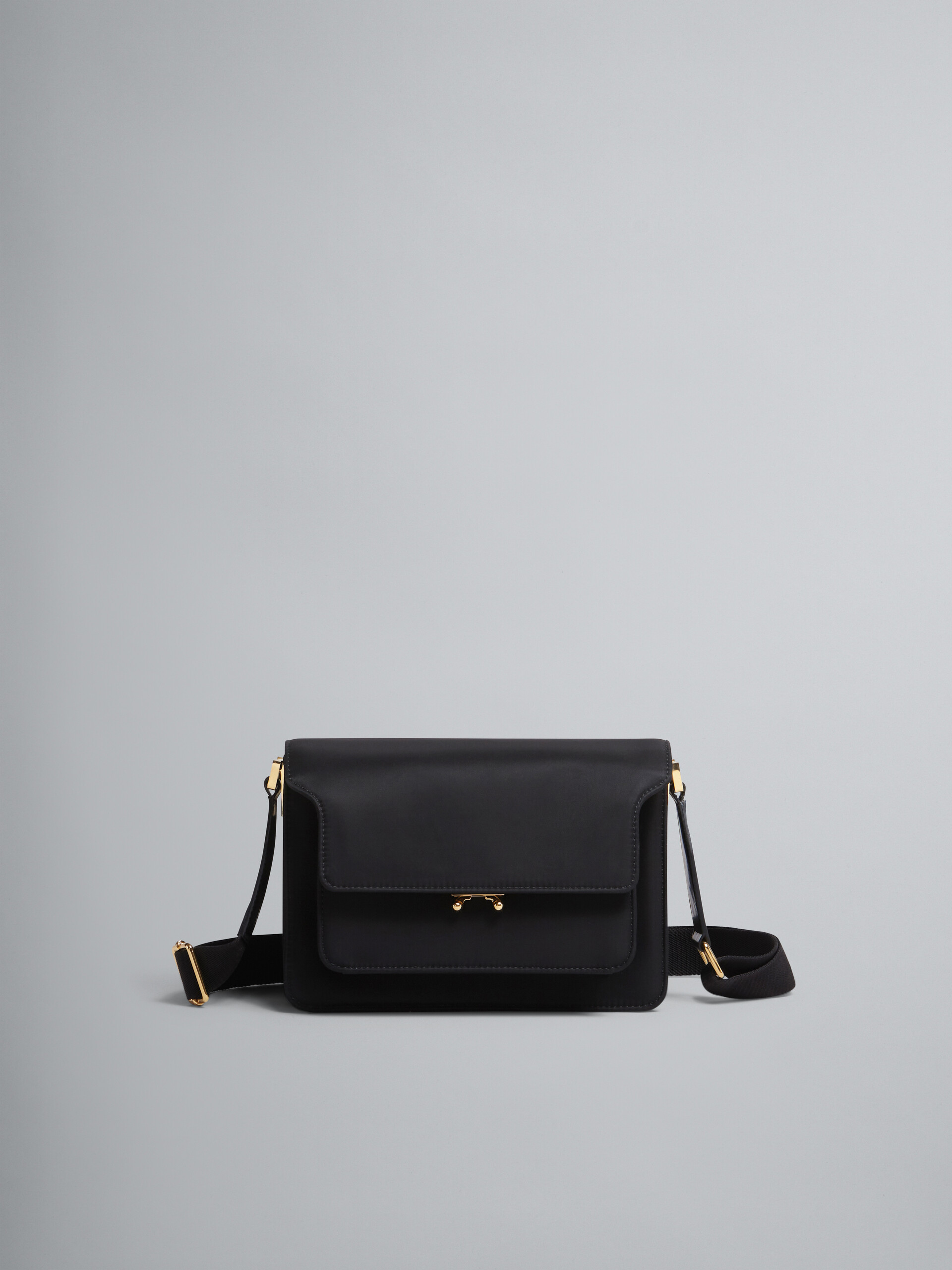 TRUNK LIGHT medium bag in black nylon - Shoulder Bags - Image 1