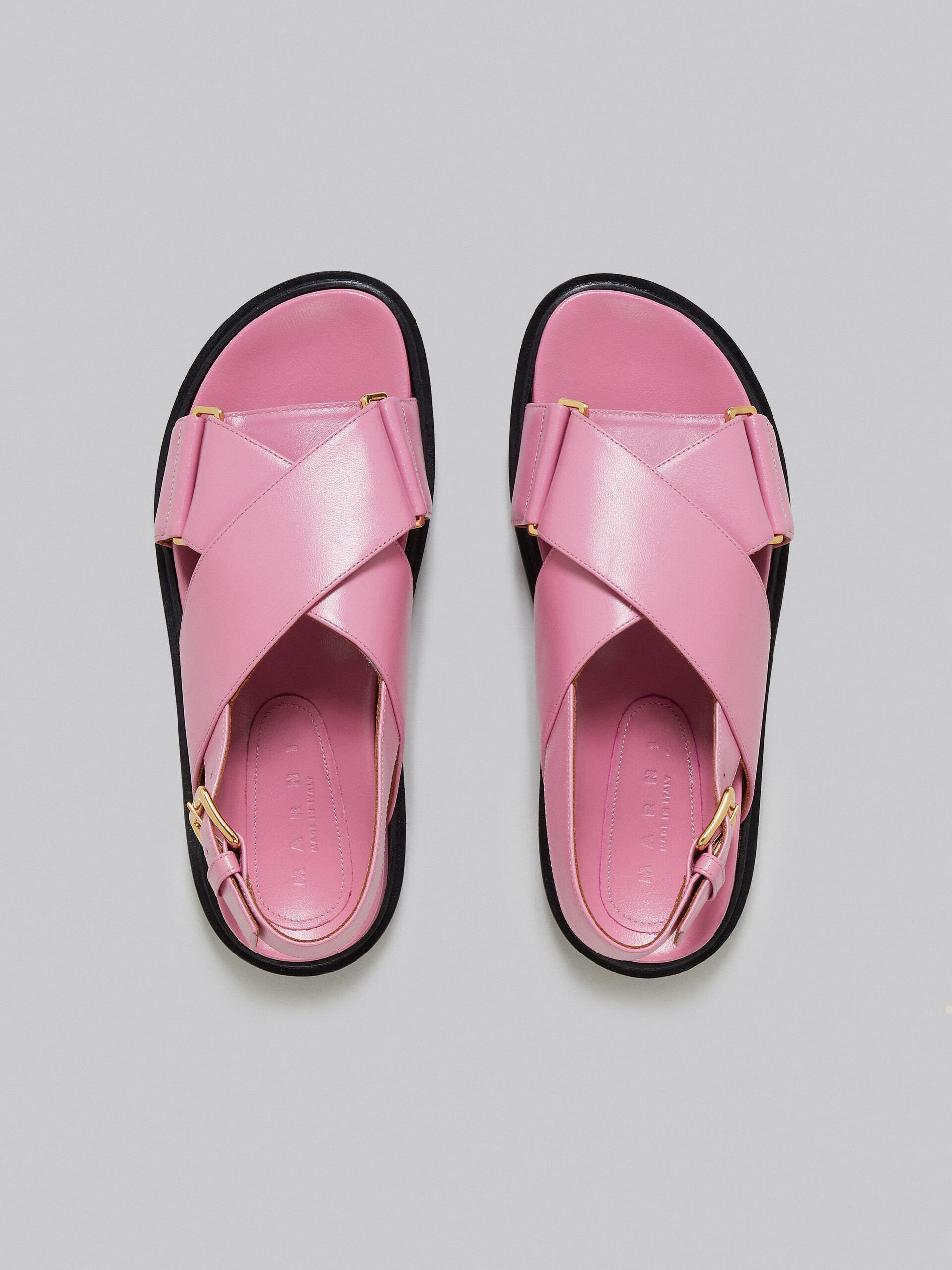 Pink leather Fussbett - Sandals - Image 4